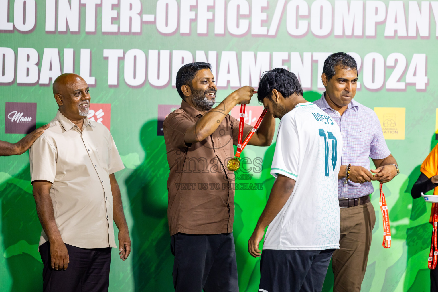 1st Division Final of 8th Inter-Office/Company Handball Tournament 2024, held in Handball ground, Male', Maldives on Tuesday, 11th September 2024 Photos: Nausham Waheed/ Images.mv