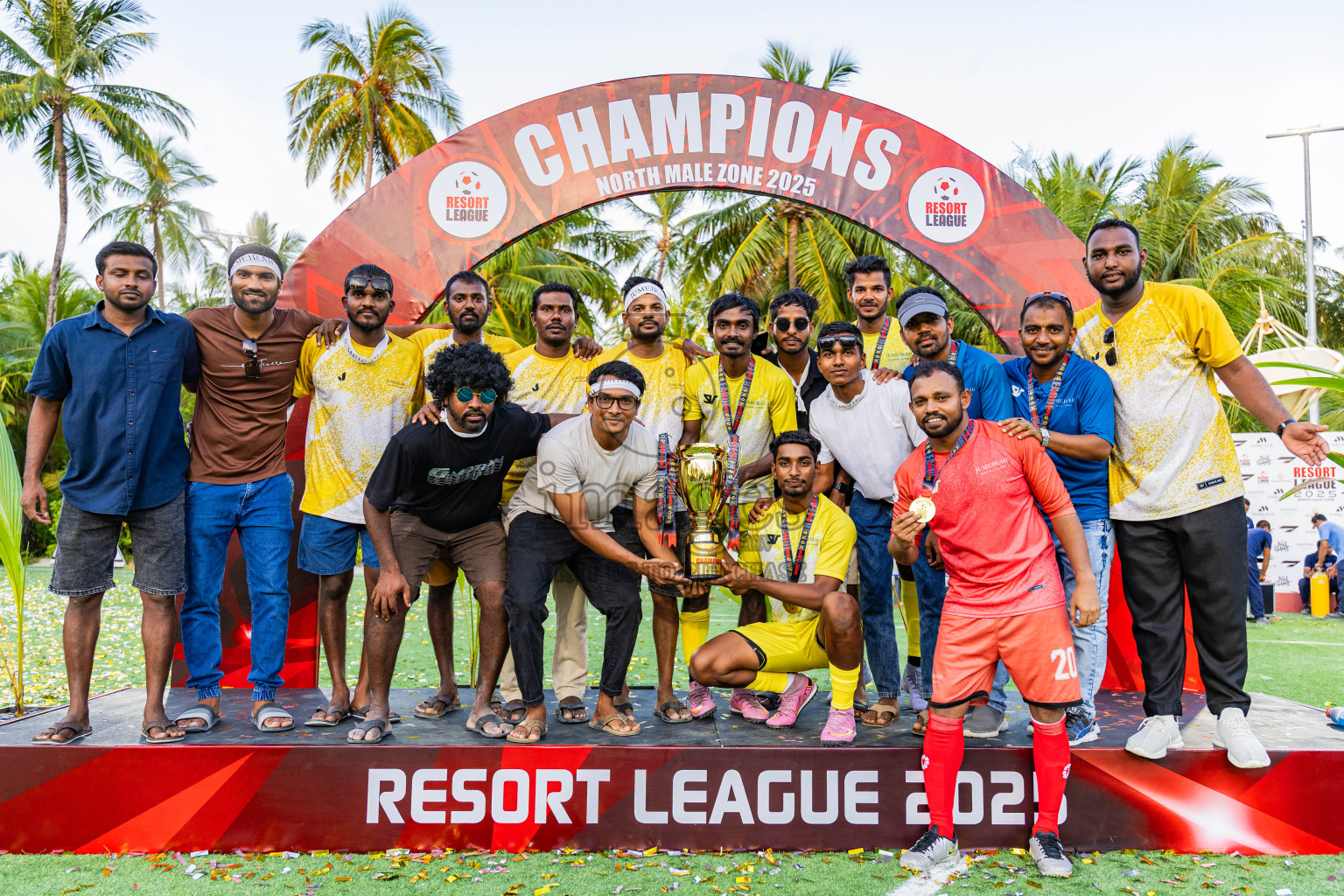 Jumeirah vs Varu in Final of Resort League 2025 (North Male Zone) was held on Saturday, 27th September 2025 in One And Only Reethi Rah Maldives Resort, Photos: Areef Adam / images.mv