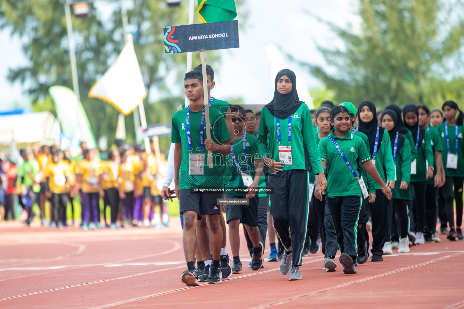 Day one of Inter School Athletics Championship 2023 was held at Hulhumale' Running Track at Hulhumale', Maldives on Saturday, 14th May 2023. Photos: Nausham Waheed / images.mv