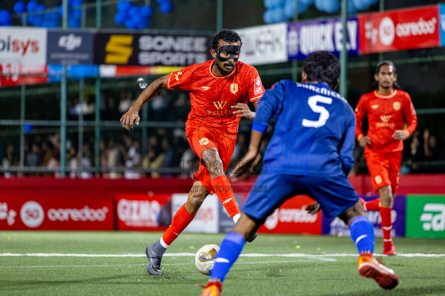 GA Villingili vs GA Dhevvadhoo in Zone round Day 28 of Golden Futsal Challenge 2025 was held on Saturday , 1st February 2025, in Hulhumale', Maldives. Photos: Nausham Waheed / images.mv