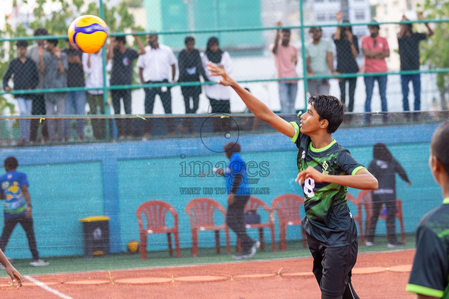 Day 5 of Interschool Volleyball Tournament 2024 was held in Ekuveni Volleyball Court at Male', Maldives on Wednesday, 27th November 2024.
Photos: Ismail Thoriq / images.mv