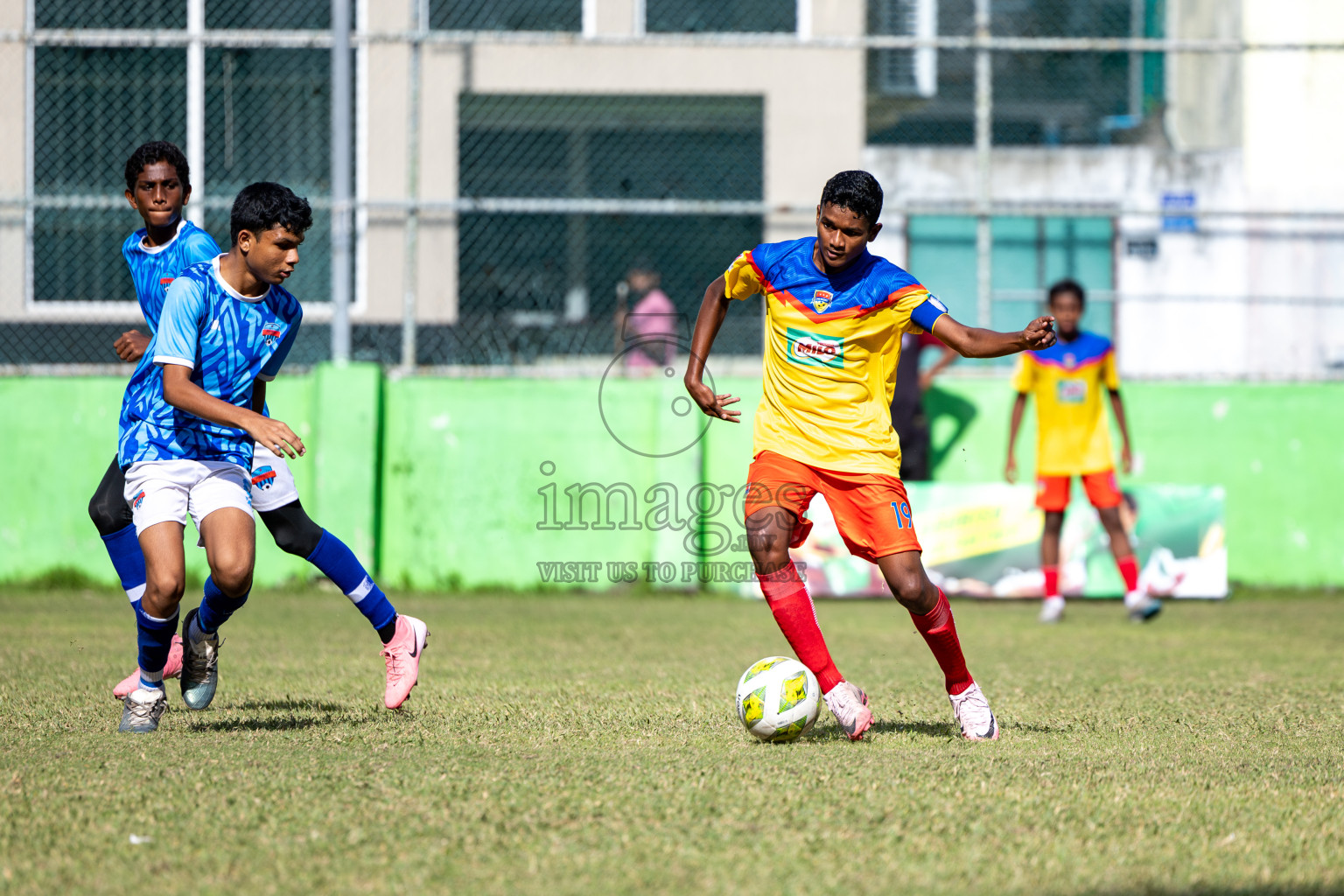 Day 4 of MILO Academy Championship 2024 (U-14) was held in Henveyru Stadium, Male', Maldives on Sunday, 3rd November 2024. 
Photos: Hassan Simah / Images.mv