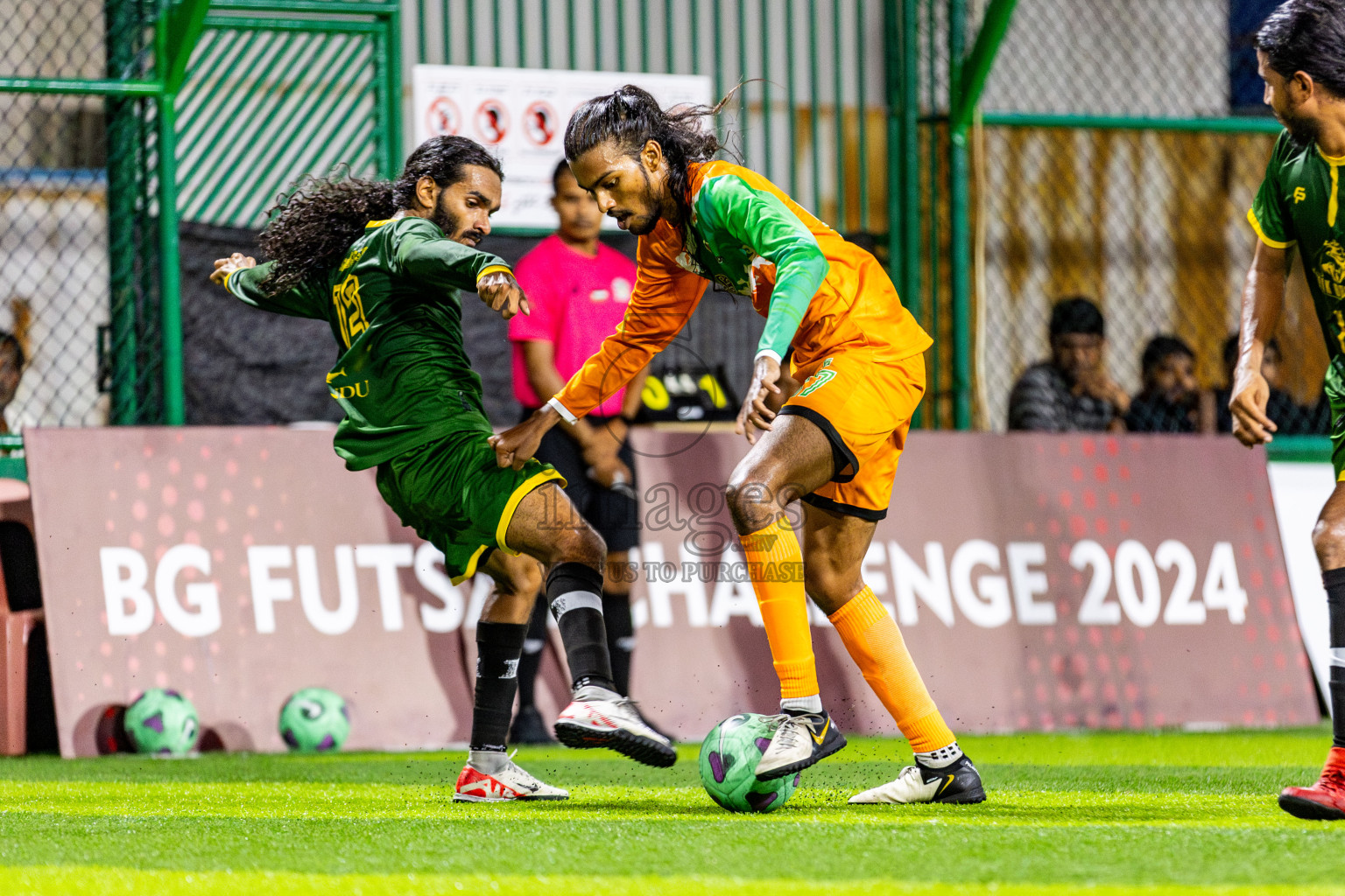 Squadra vs UNF in Day 2 of Quarter Finals of BG Futsal Challenge 2024 was held on Saturday , 30th March 2024, in Male', Maldives Photos: Nausham Waheed / images.mv