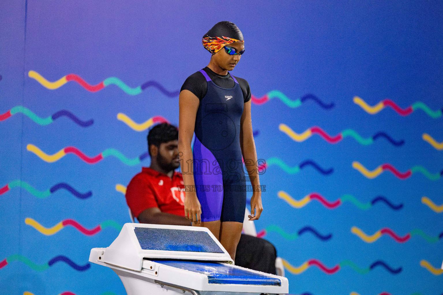 Day 4 of National Swimming Championship 2024 held in Hulhumale', Maldives on Monday, 16th December 2024. Photos: Hassan Simah / images.mv