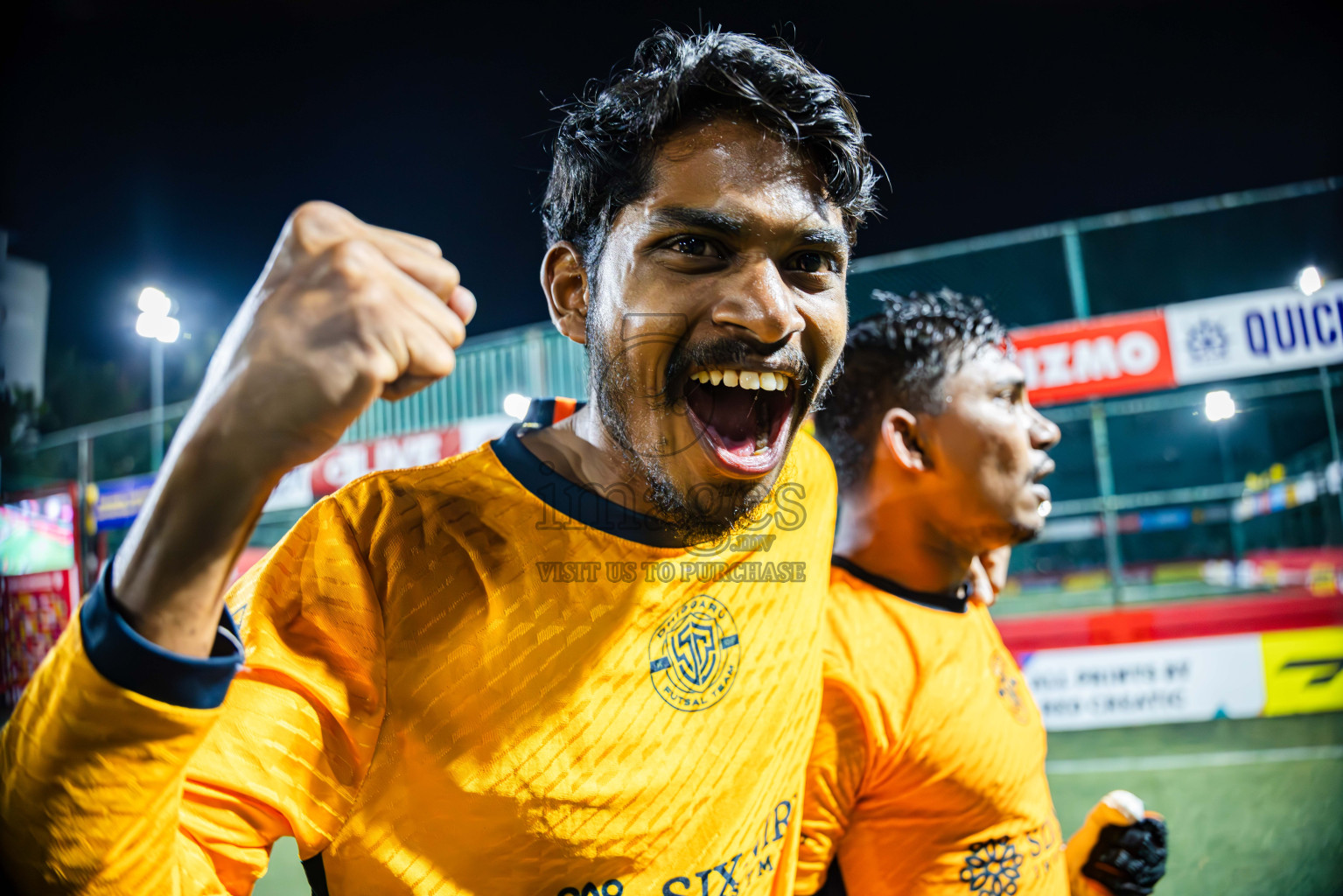 M Dhiggaru vs M Mulak in Meemu Atoll Finals in Day 25 of Golden Futsal Challenge 2025 was held on Wednesday , 28th January 2025, in Hulhumale', Maldives. Photos: Abdulla Abeed / images.mv