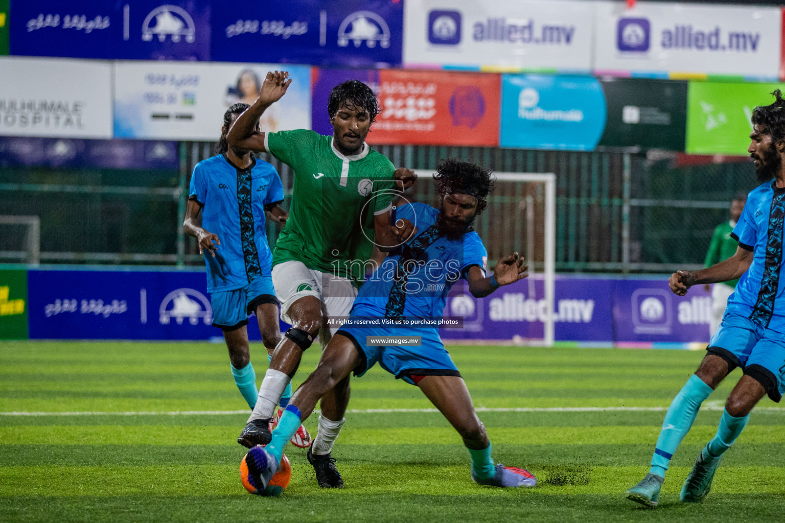 Team FSM vs Club HDC in the Quarter Finals of Club Maldives 2021 held at Hulhumale;, on 12th December 2021 Photos: Ismail Thoriq / images.mv