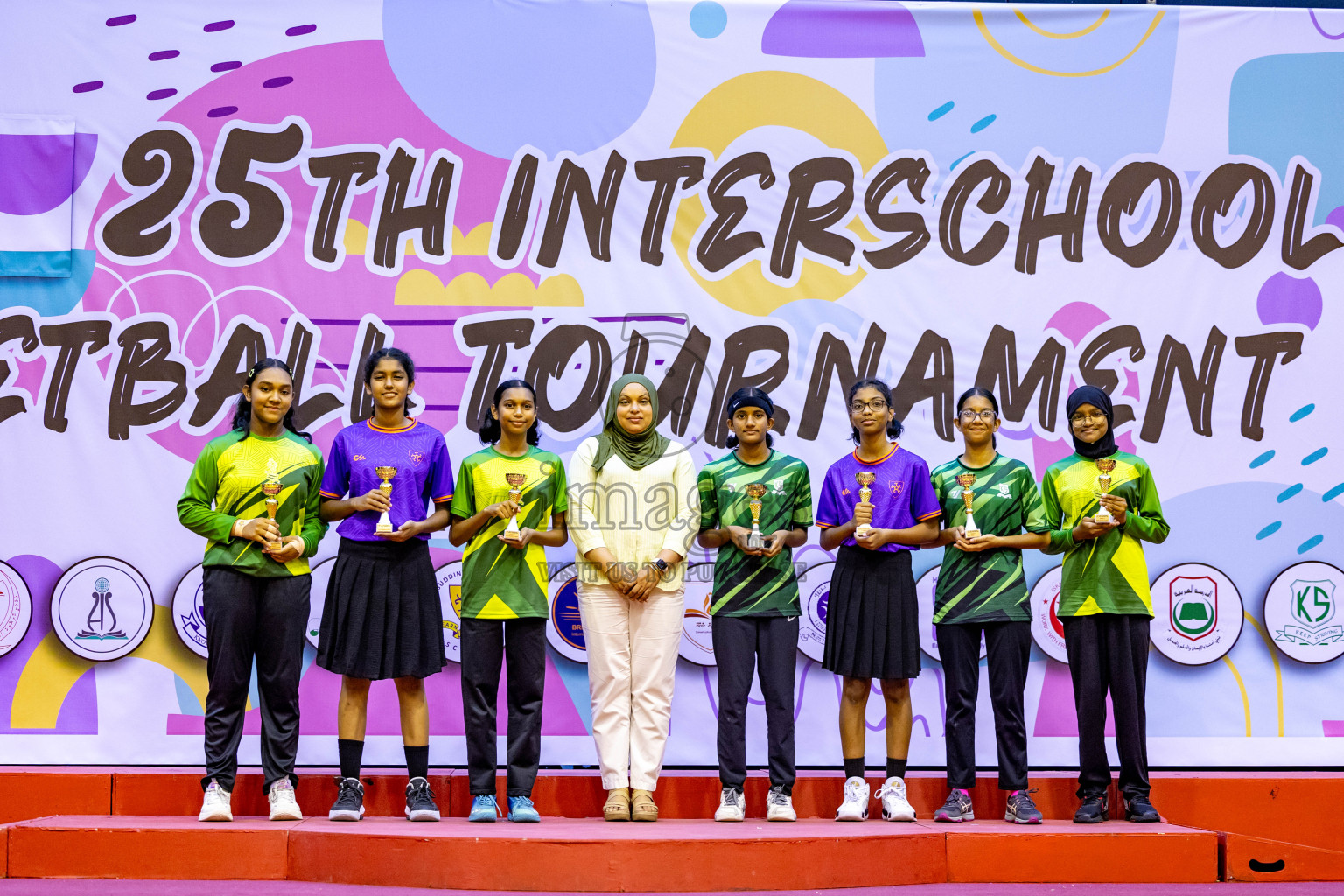 Closing Ceremony of Inter-school Netball Tournament held in Social Center at Male', Maldives on Monday, 26th August 2024. Photos: Hassan Simah / images.mv