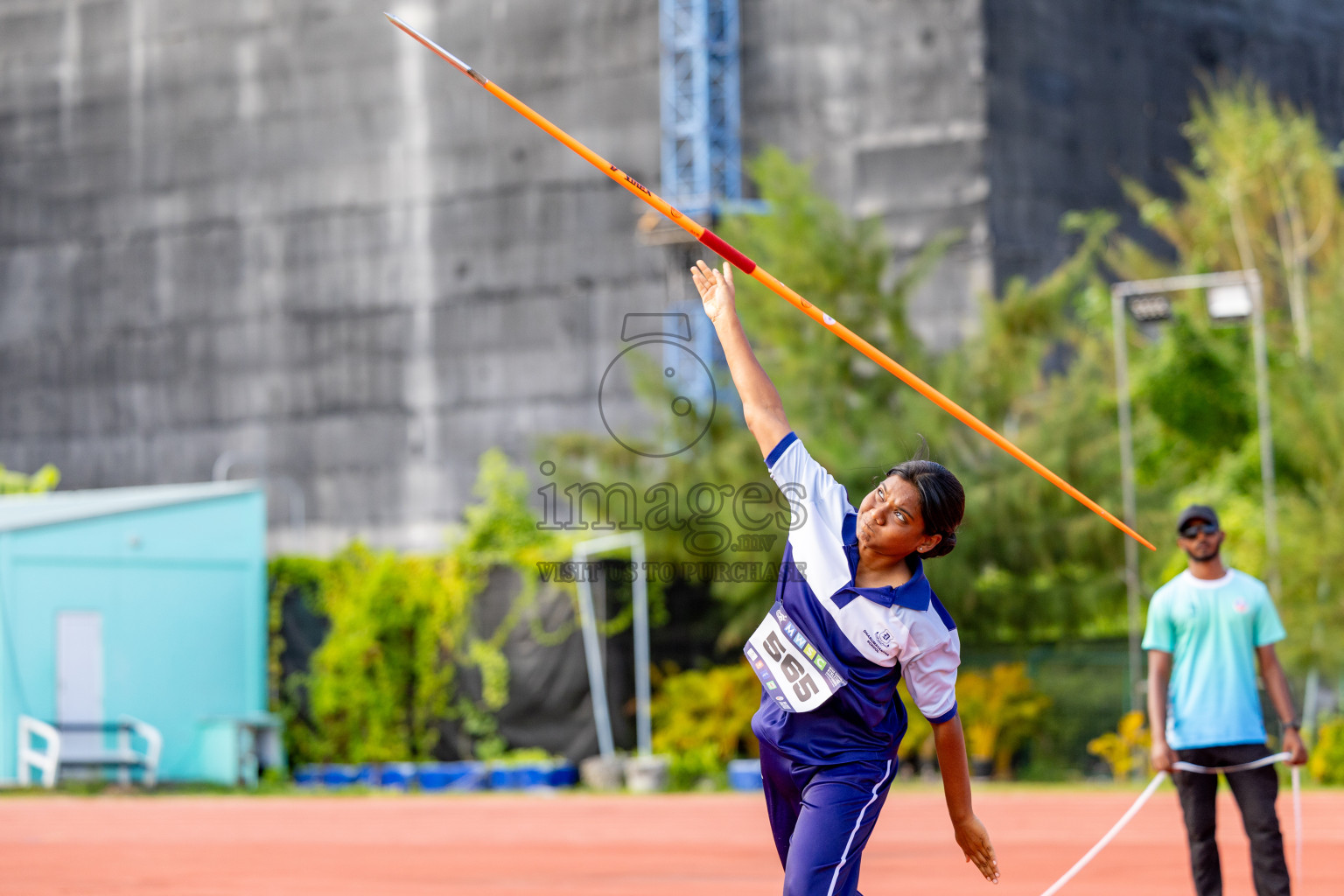 Day 2 of MWSC Interschool Athletics Championships 2024 held in Hulhumale Running Track, Hulhumale, Maldives on Sunday, 10th November 2024. 
Photos by: Hassan Simah / Images.mv