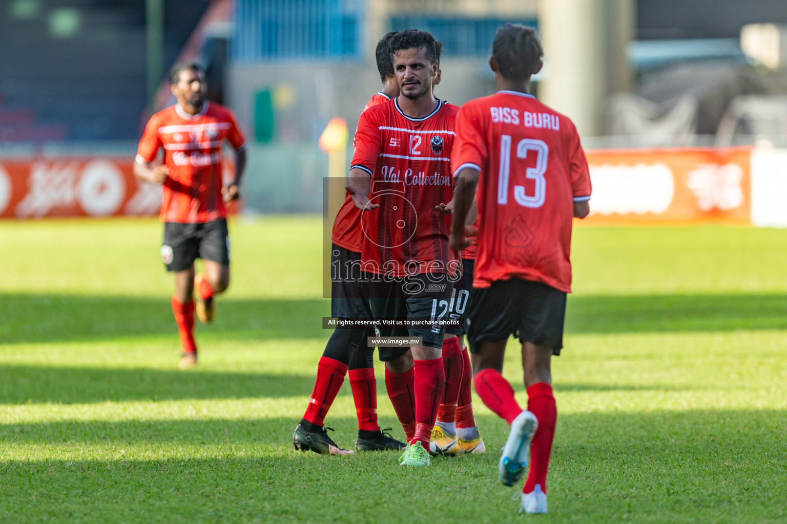 Biss Buru Sports vs JJ Sports Club  in 2nd Division 2022 on 14th July 2022, held in National Football Stadium, Male', Maldives Photos: Hassan Simah / Images.mv