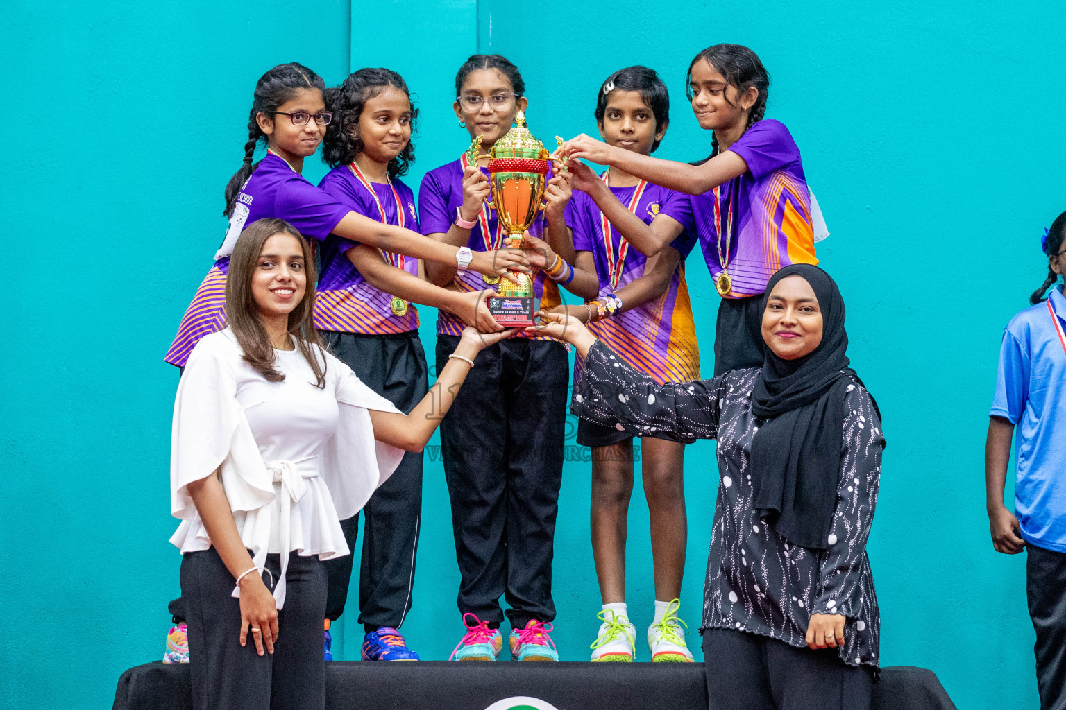 Senior Finals and Awarding ceremony of Interschool Table Tennis Tournament 2024 was held in Male' TT Hall, Male', Maldives on Saturday, 10th August 2024.
Photos: Ismail Thoriq / images.mv