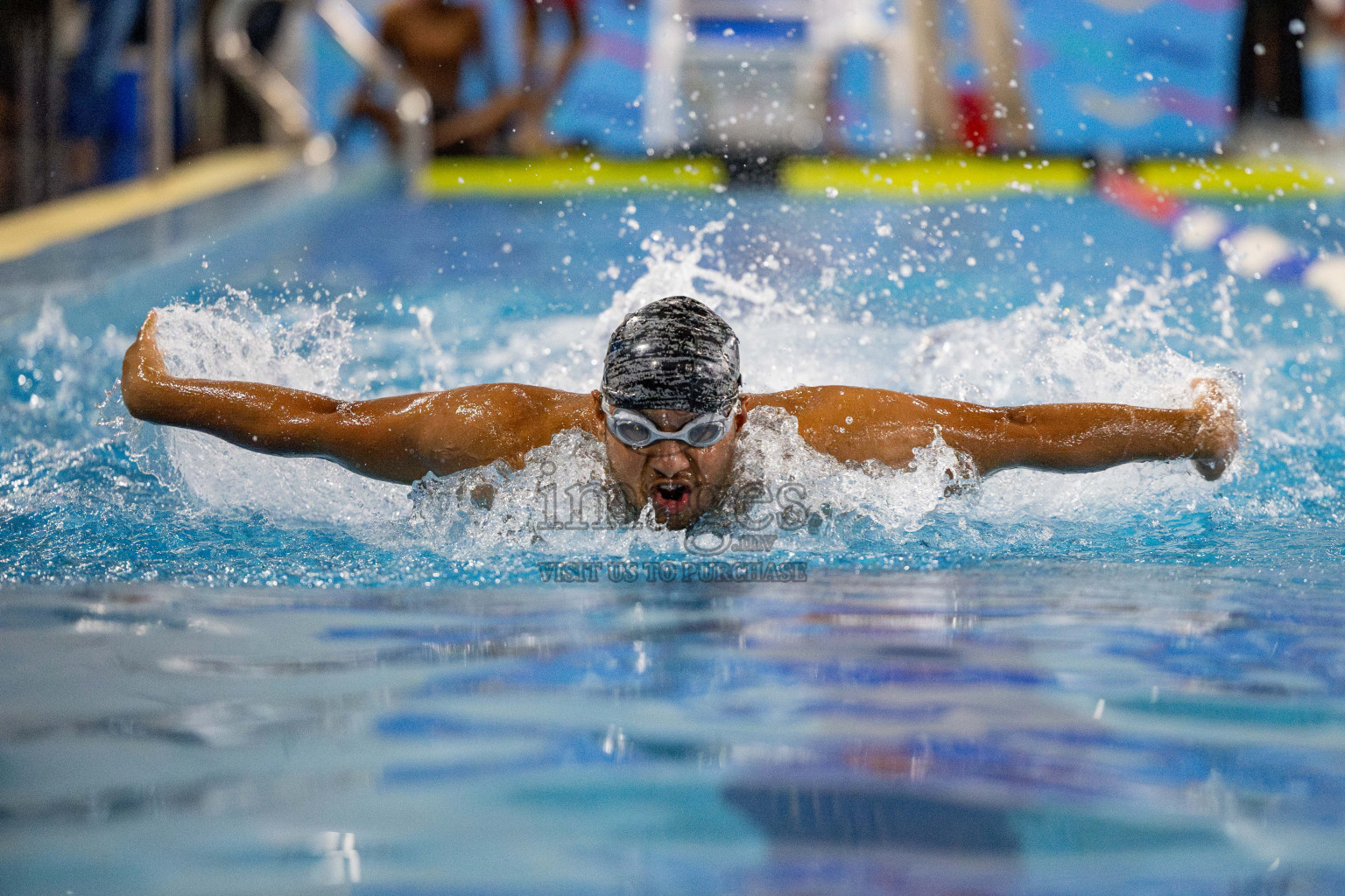 Day 4 of National Swimming Competition 2024 held in Hulhumale', Maldives on Monday, 16th December 2024. 
Photos: Hassan Simah / images.mv