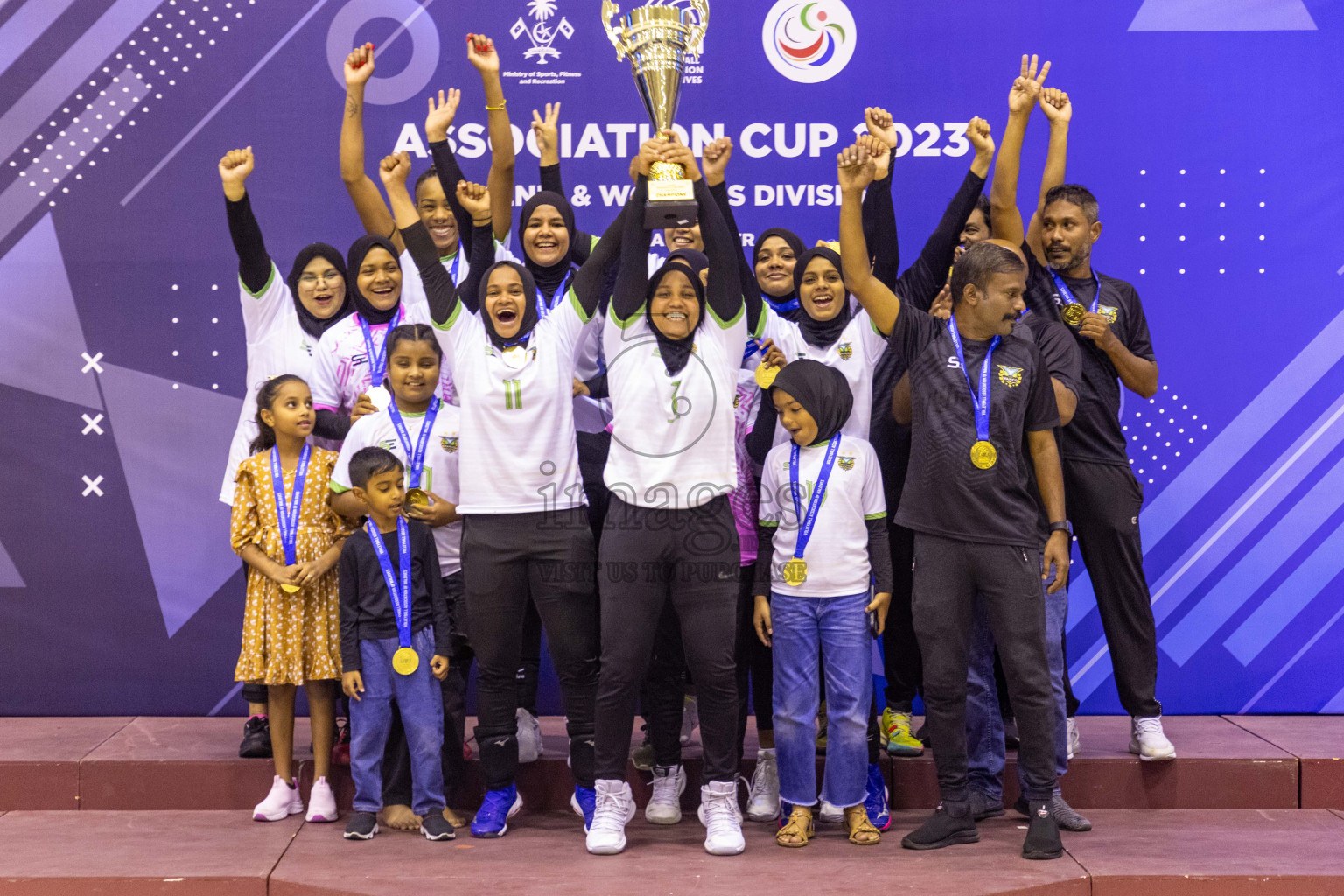 Final of Women's Division of Volleyball Association Cup 2023 held in Male', Maldives on Monday, 25th December 2023 at Social Center Indoor Hall Photos By: Nausham Waheed /images.mv