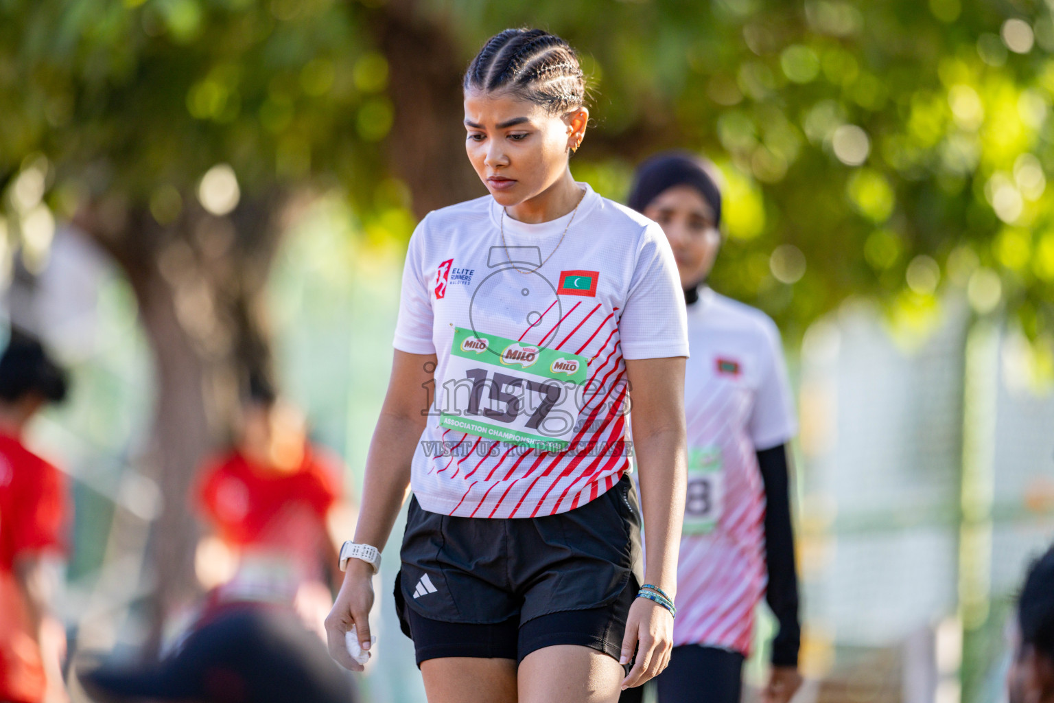Day 2 of 12th Milo Association Championships was held in Ekuveni Track at Male', Maldives on Friday, 25th April 2025. 
Photos: Hassan Simah / images.mv