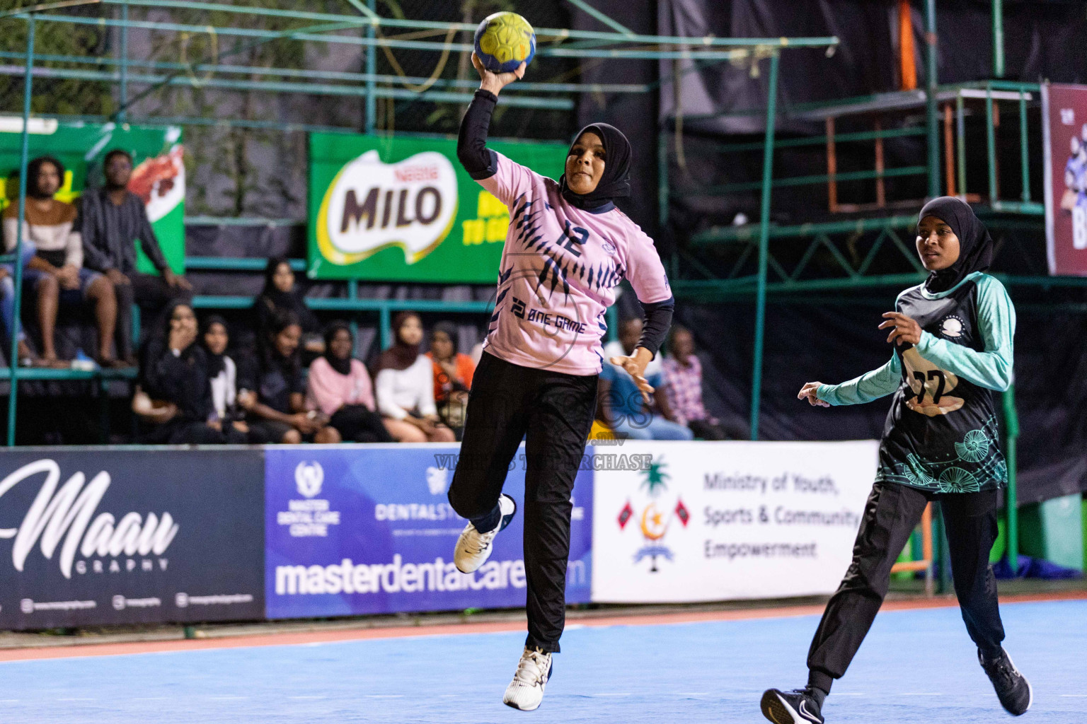 Day 7 of 10th National Handball Tournament 2023, held in Handball ground, Male', Maldives on Sunday, 4th December 2023 Photos: Nausham Waheed/ Images.mv