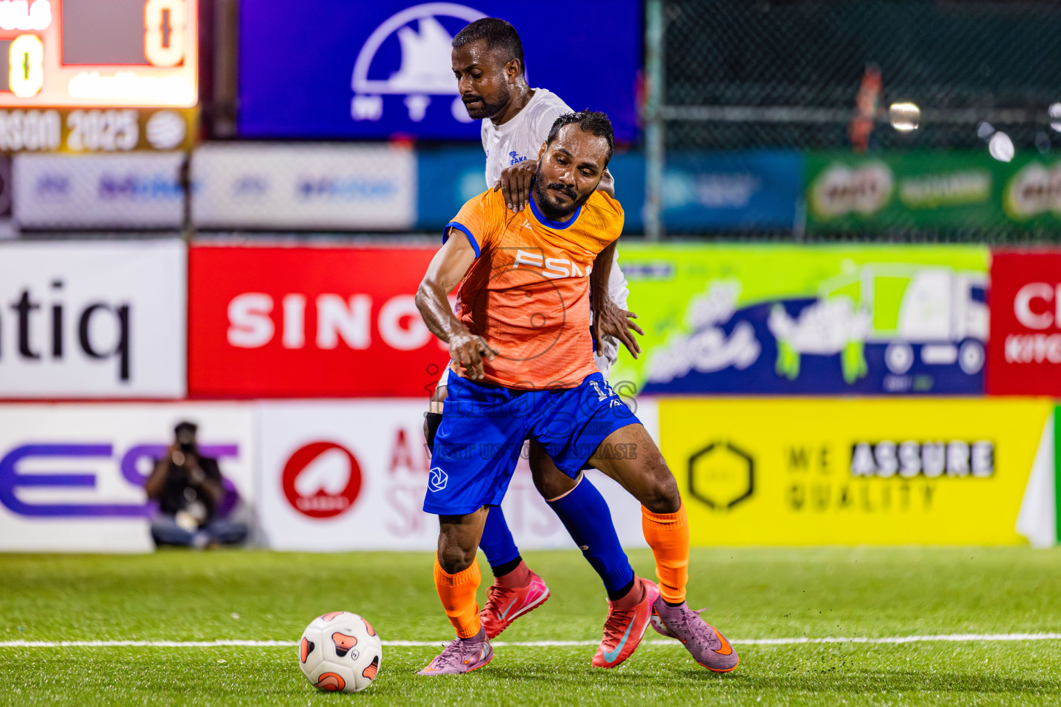 FSM vs FENAKA in Day 5 of Club Maldives Cup 2025 was held in Rehendhi Futsal Ground, Hulhumale', Maldives on Friday, 3rd October 2025. Photos: Areef Adam / Images.mv
