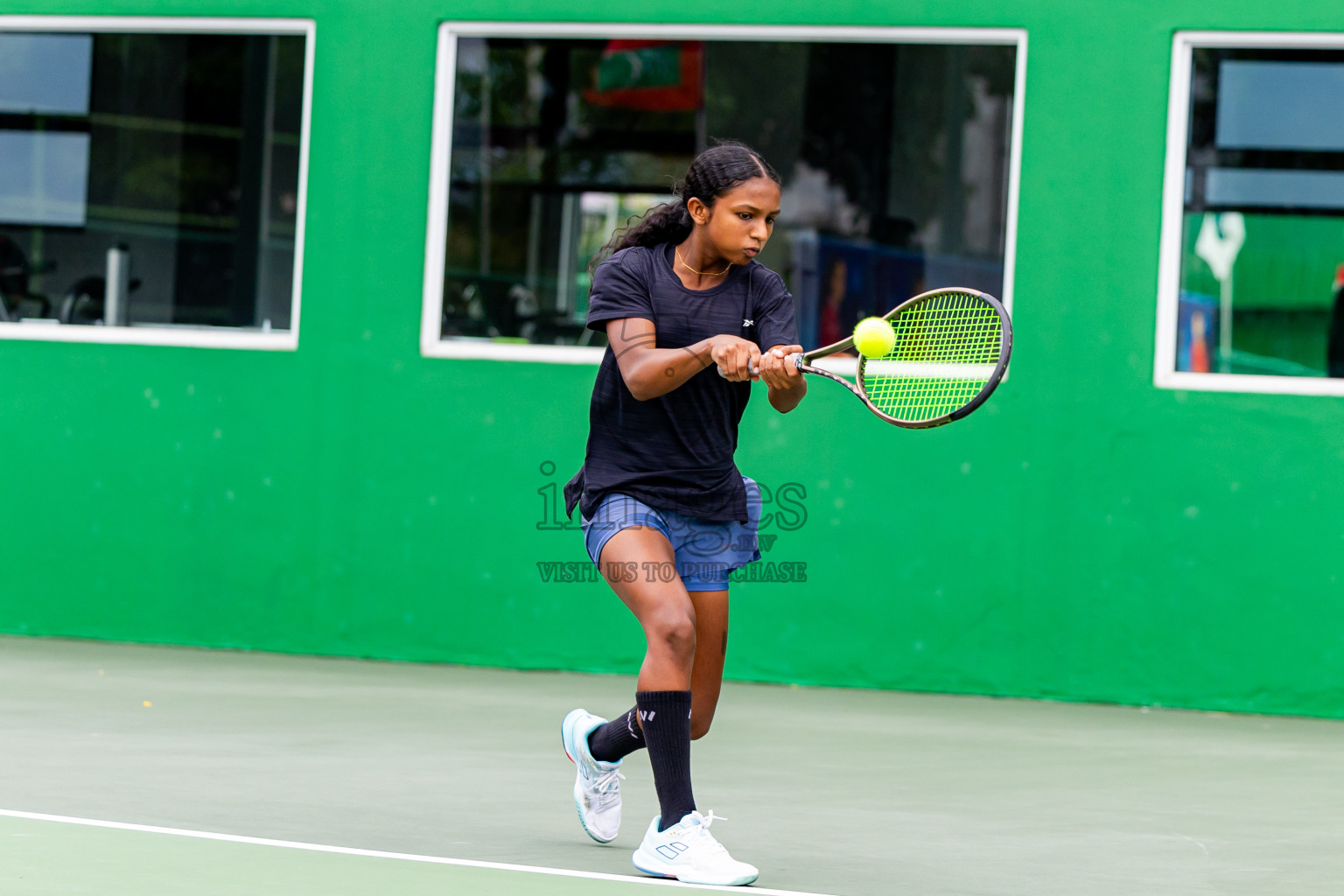 Day 1 of ATF Maldives Junior Open Tennis was held in Male' Tennis Court, Male', Maldives on Monday, 9th December 2024. Photos: Nausham Waheed / images.mv