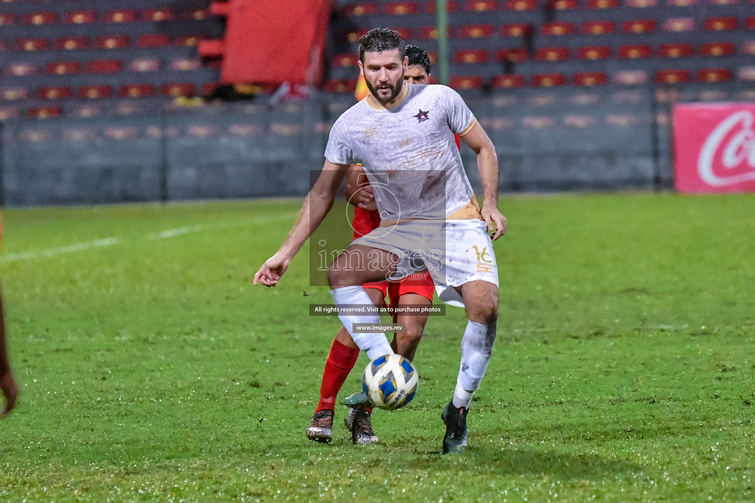 Da Grande vs Club Teenage in Dhivehi Premier League Qualification 22 on 24th Aug 2022, held in National Football Stadium, Male', Maldives Photos: Nausham Waheed / Images.mv