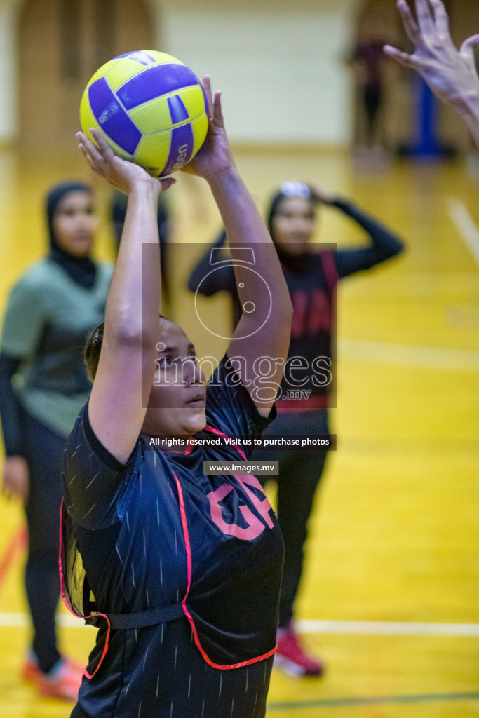 Kulhudhuffushi Youth & R.C vs Club Green Streets in the Finals of Milo National Netball Tournament 2021 (Women's) held on 5th December 2021 in Male', Maldives Photos: Ismail Thoriq / images.mv