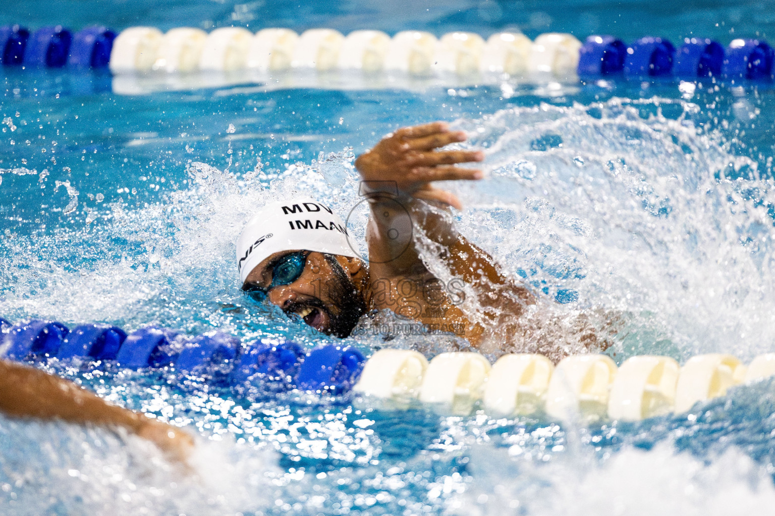 Day 6 of National Swimming Competition 2024 held in Hulhumale', Maldives on Wednesday, 18th December 2024. Photos: Mohamed Mahfooz Moosa / images.mv