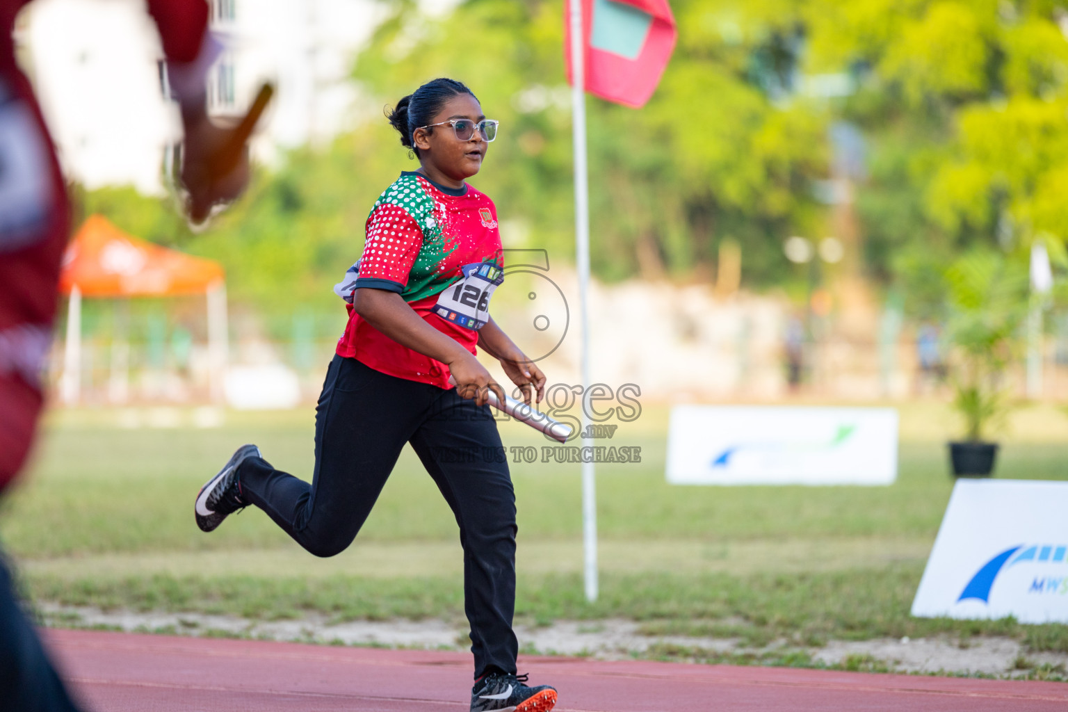 Day 5 of MWSC Interschool Athletics Championships 2024 held in Hulhumale Running Track, Hulhumale, Maldives on Wednesday, 13th November 2024. Photos by: Ismail Thoriq / Images.mv