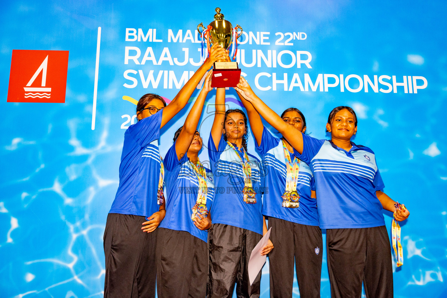 Award Ceremony of BML 22nd Raajje Junior Swimming Competition 2026 was held in Hulhumale Swimming Pool, Hulhumale, Maldives on Thursday, 24th September 2026. Photos: Hassan Simah/ Images.mv