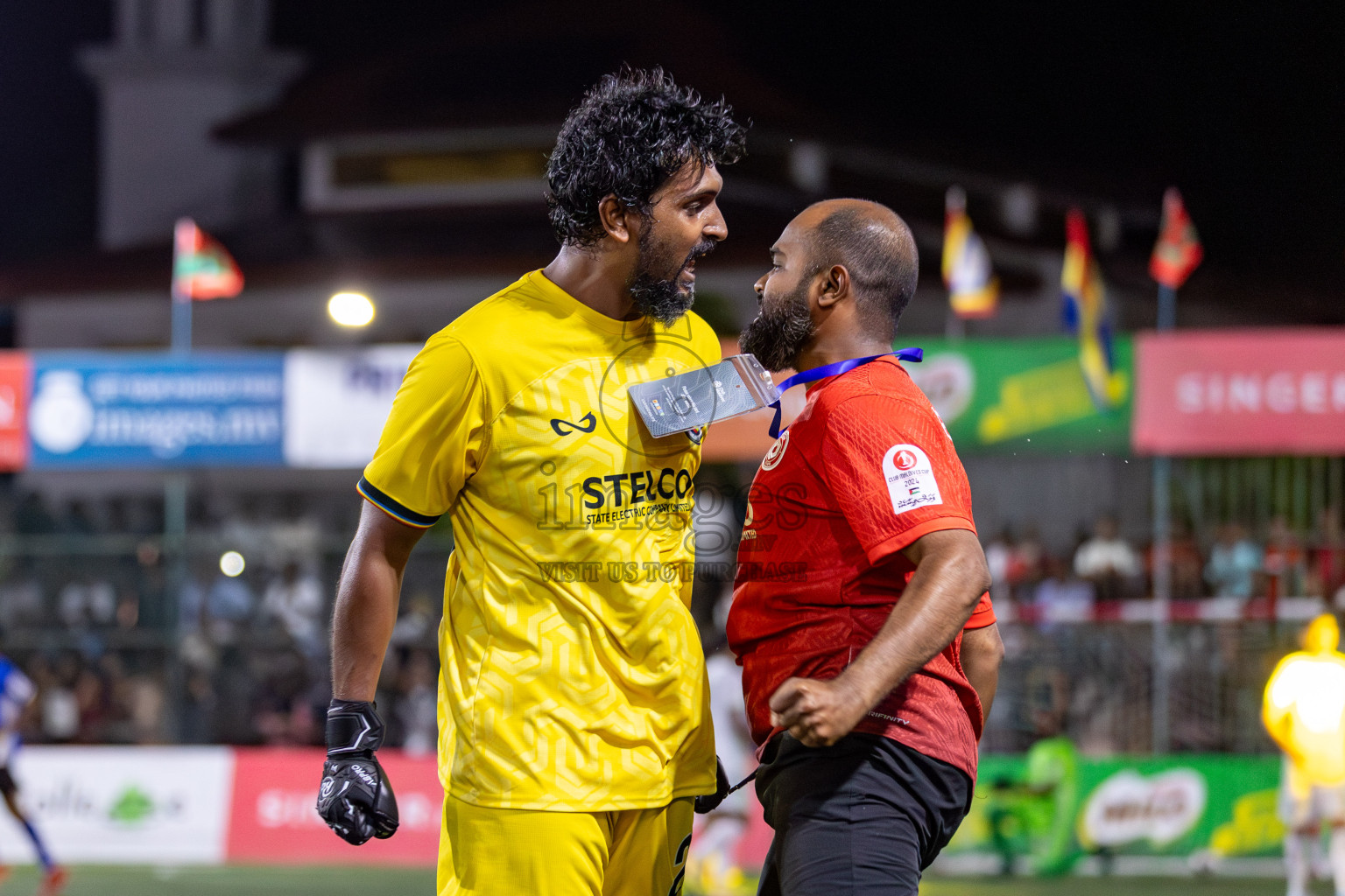 WAMCO vs STELCO RC in the Semi Finals of Club Maldives Cup 2024 held in Rehendi Futsal Ground, Hulhumale', Maldives on Monday, 14th October 2024. 
Photos: Hassan Simah / images.mv