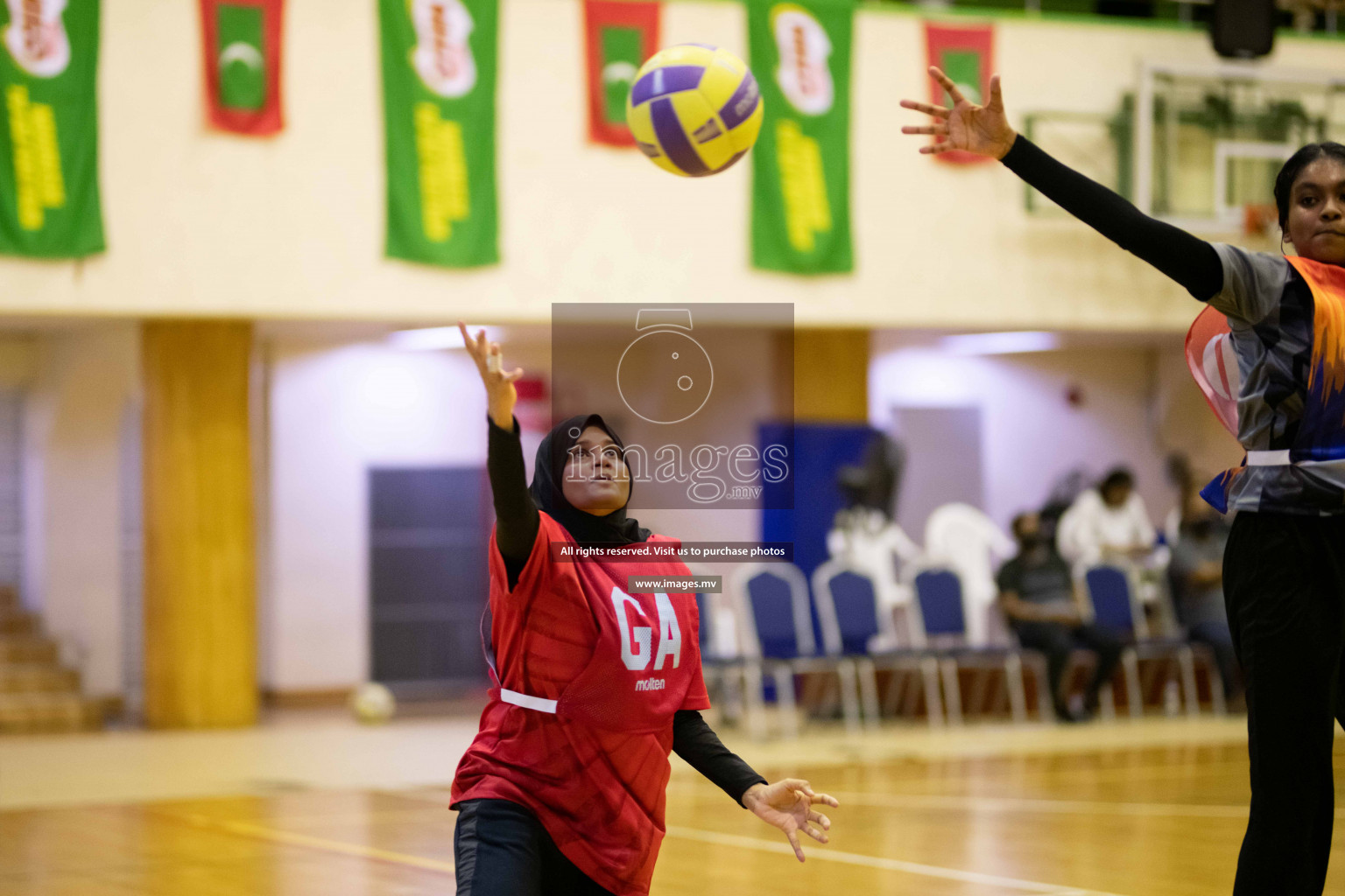 Milo National Netball Tournament 1st December 2021 at Social Center Indoor Court, Male, Maldives. Photos: Maanish/ Images Mv