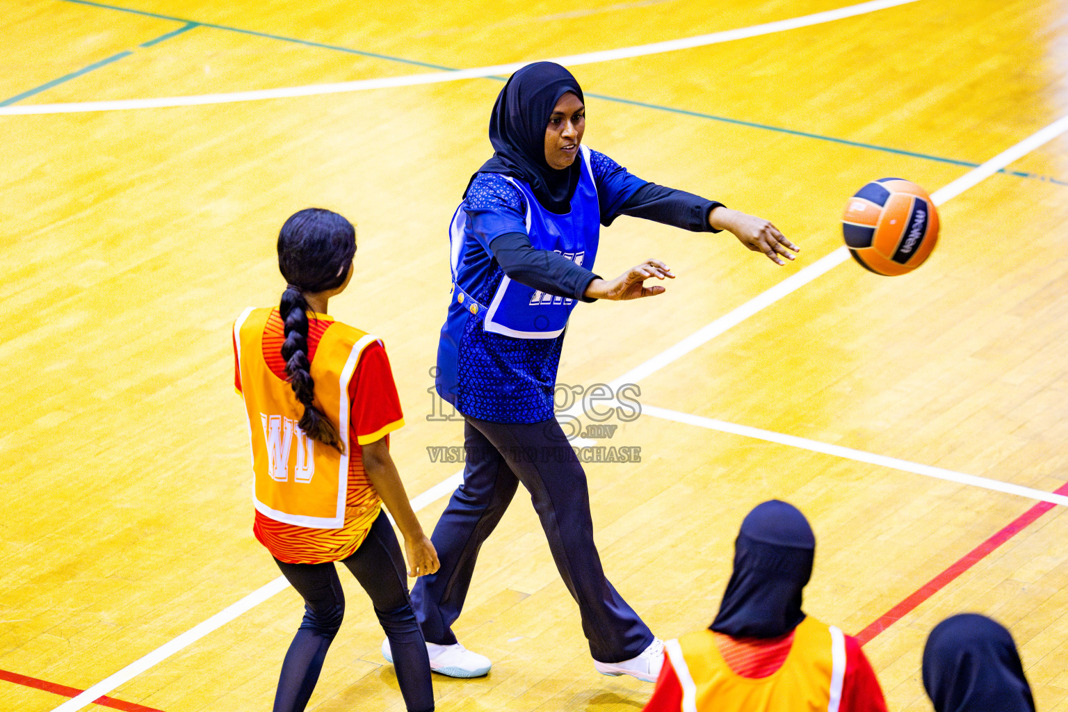 Day 5 of 21st National Netball Tournament was held in Social Canter at Male', Maldives on Sunday, 13th May 2024. Photos: Nausham Waheed / images.mv