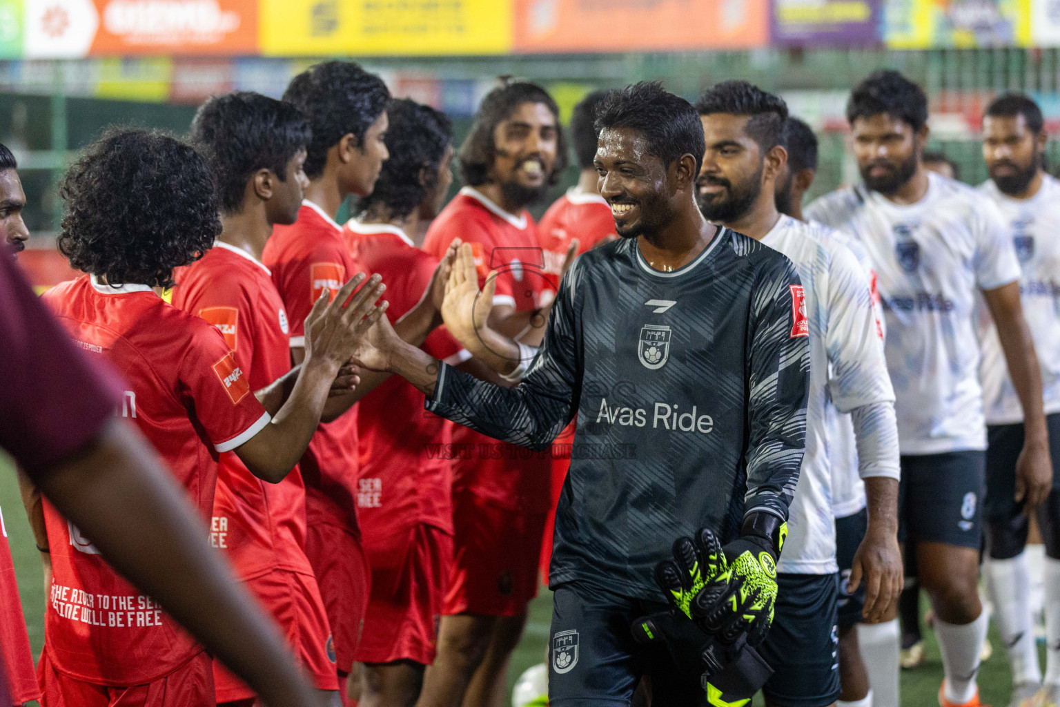 F Dharanboodhoo vs F Nilandhoo in Day 17 of Golden Futsal Challenge 2024 was held on Wednesday, 31st January 2024, in Hulhumale', Maldives Photos: Nausham Waheed / images.mv