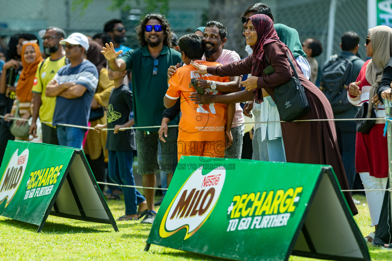 Day 3 of MILO Academy Championship 2025 (U-12) was held at Henveiru Stadium in Male', Maldives on Saturday, 3rd May 2025. 
Photos: Hassan Simah  / images.mv