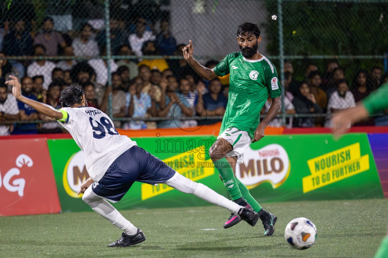 HDC vs MACL in Round of 16 of Club Maldives Cup 2024 held in Rehendi Futsal Ground, Hulhumale', Maldives on Monday, 7th October 2024. Photos: Ismail Thoriq / images.mv