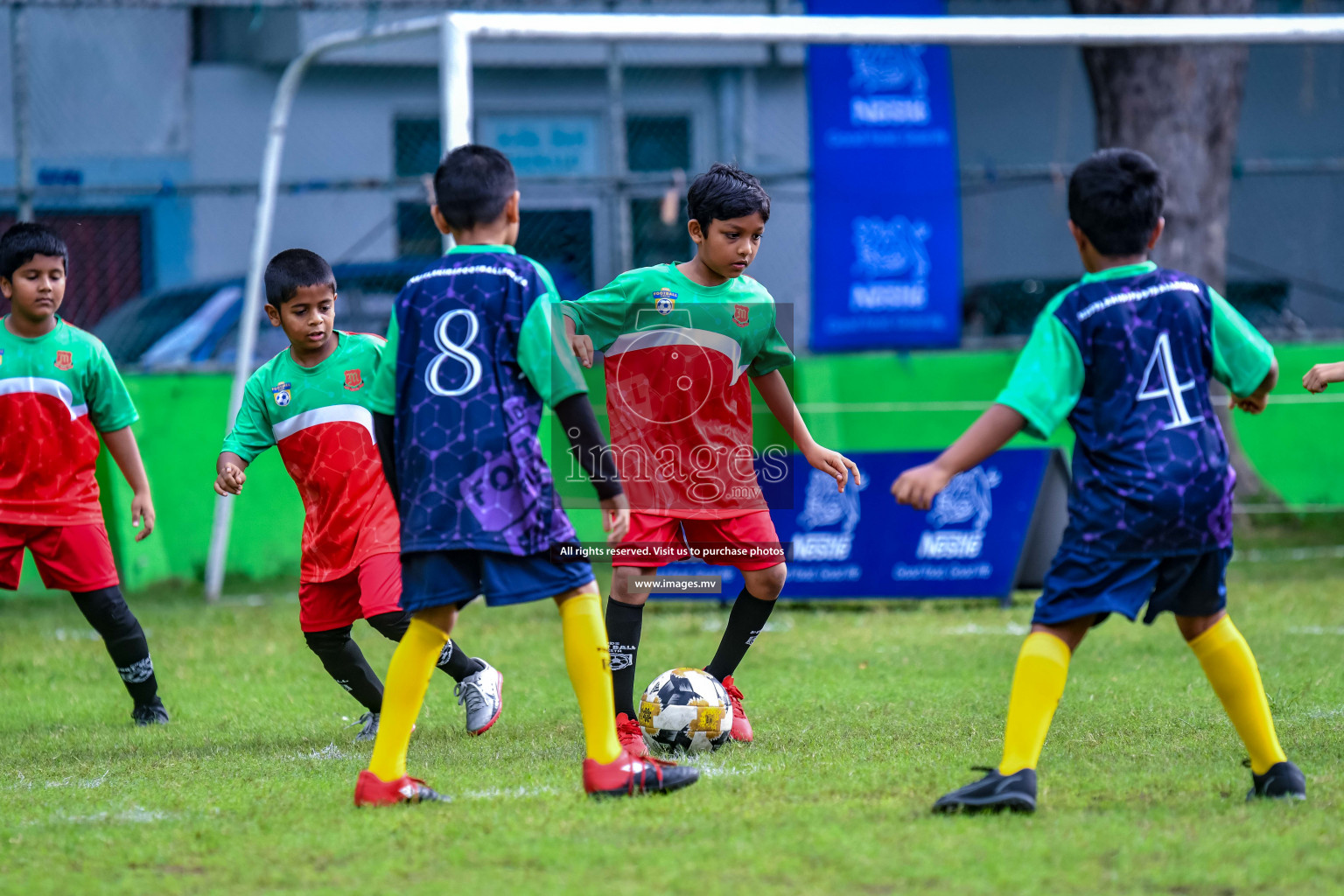 Day 1 of Milo Kids Football Fiesta 2022 was held in Male', Maldives on 19th October 2022. Photos: Nausham Waheed/ images.mv