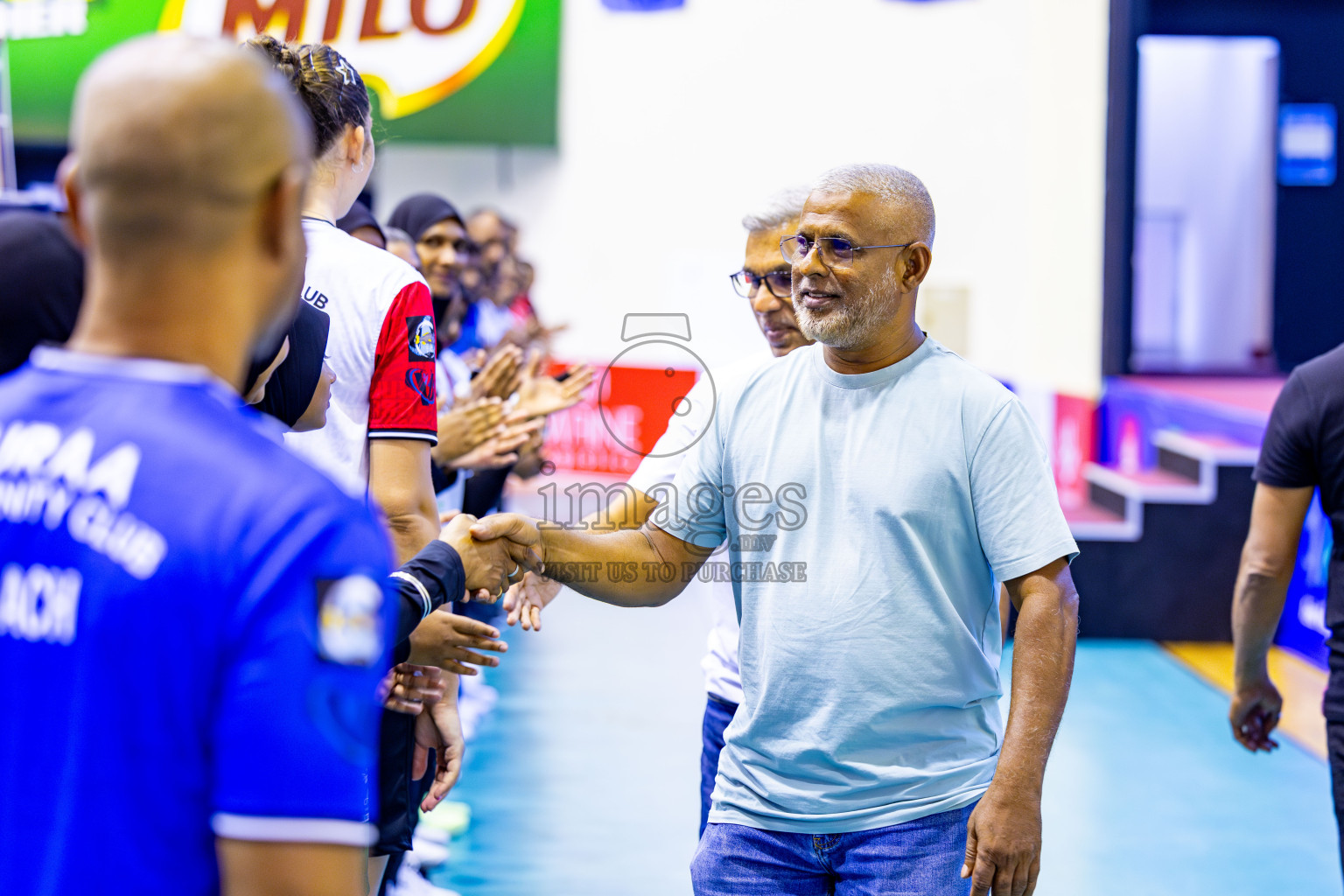 GG Sports vs Huraa CC in Day 4 of Women's Division of Milo VAM Cup 2025 held in Male', Maldives on Saturday, 12th April 2025 at Social Center Indoor Hall Photos By: Nausham Waheed / images.mv