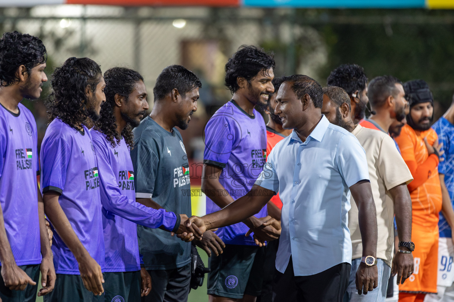 HDh Neykurendhoo vs HDh Naivaadhoo in Day 18 of Golden Futsal Challenge 2024 was held on Thursday, 1st February 2024, in Hulhumale', Maldives Photos: Mohamed Mahfooz Moosa, / images.mv