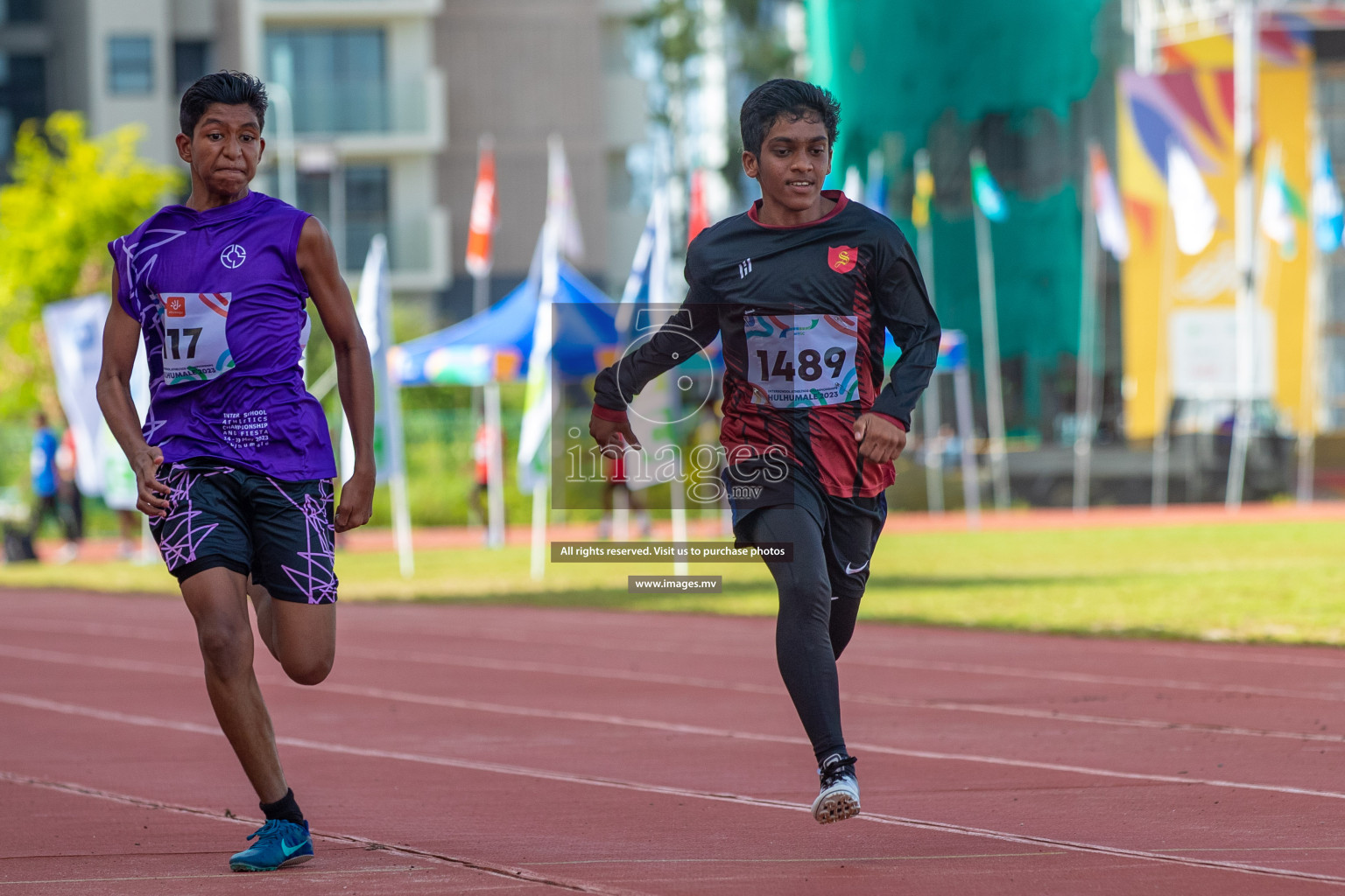 Day two of Inter School Athletics Championship 2023 was held at Hulhumale' Running Track at Hulhumale', Maldives on Sunday, 15th May 2023. Photos: Nausham Waheed / images.mv