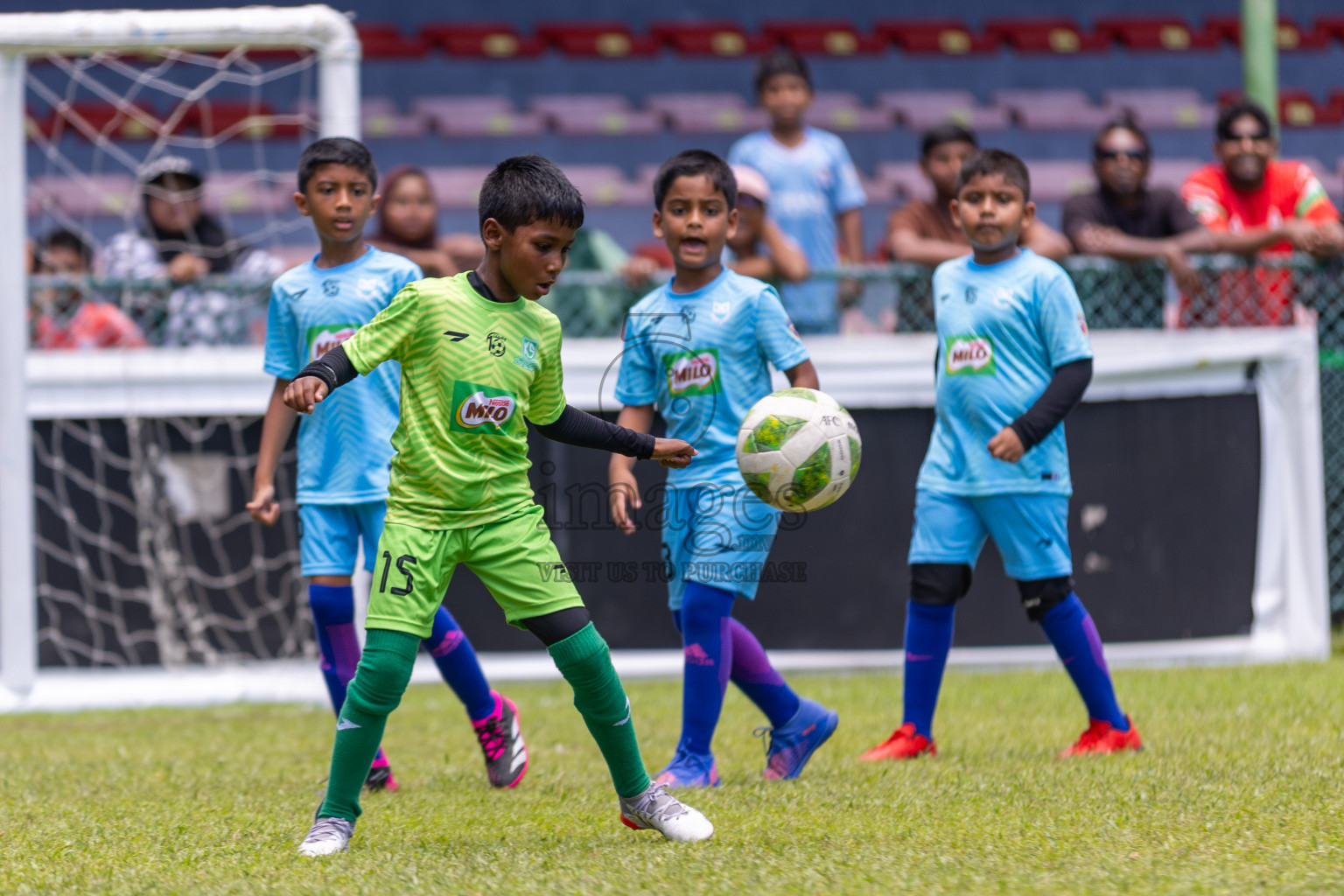 Day 2 of MILO Kids Football Fiesta was held at National Stadium in Male', Maldives on Saturday, 24th February 2024.