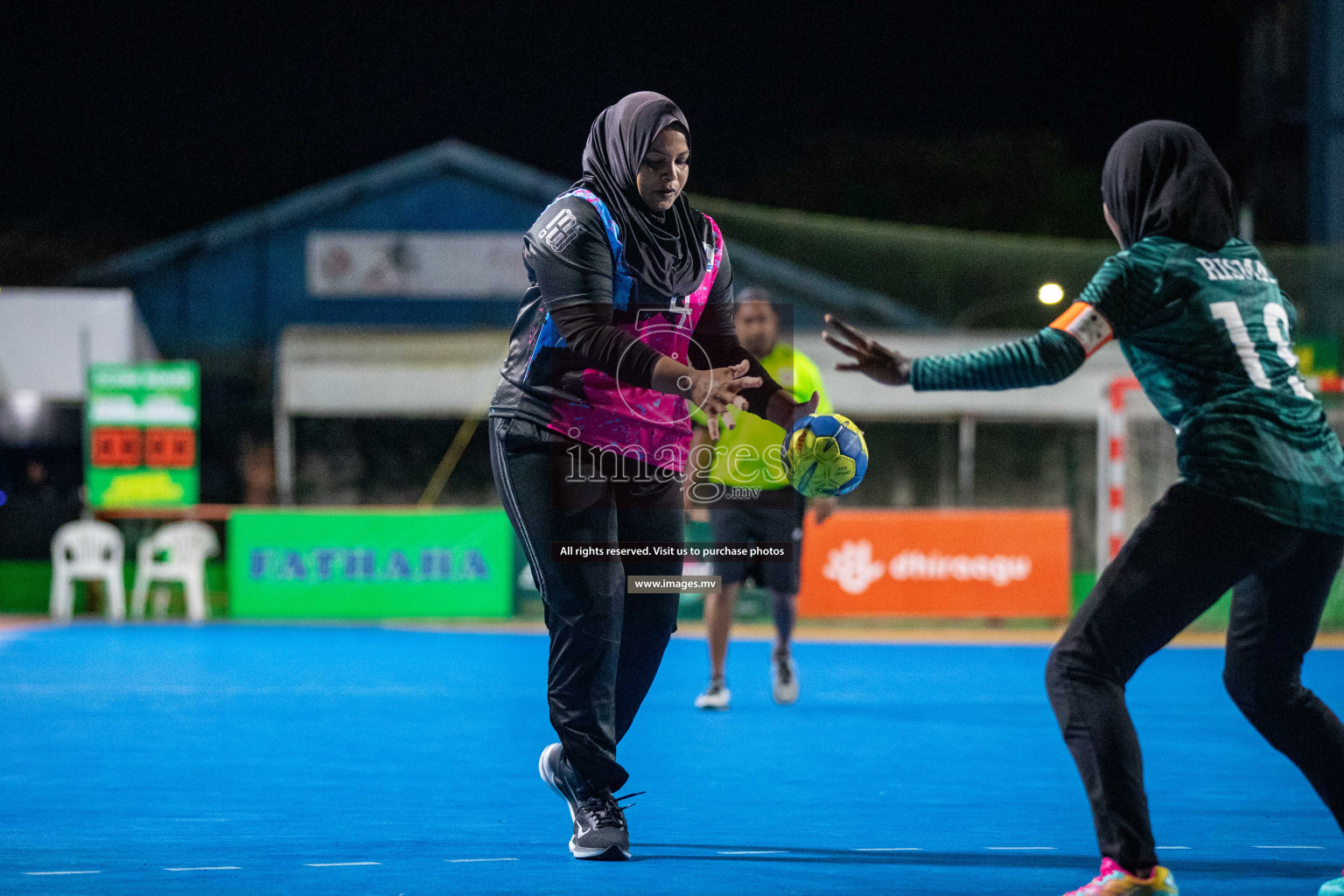 Day 7 of 6th MILO Handball Maldives Championship 2023, held in Handball ground, Male', Maldives on Friday, 26th May 2023 Photos: Nausham Waheed/ Images.mv