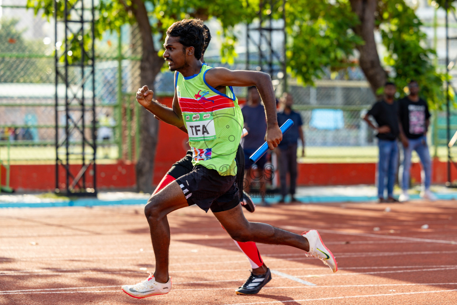Day 2 of 12th Milo Association Championships was held in Ekuveni Track at Male', Maldives on Friday, 25th April 2025. Photos: Hassan Simah / images.mv