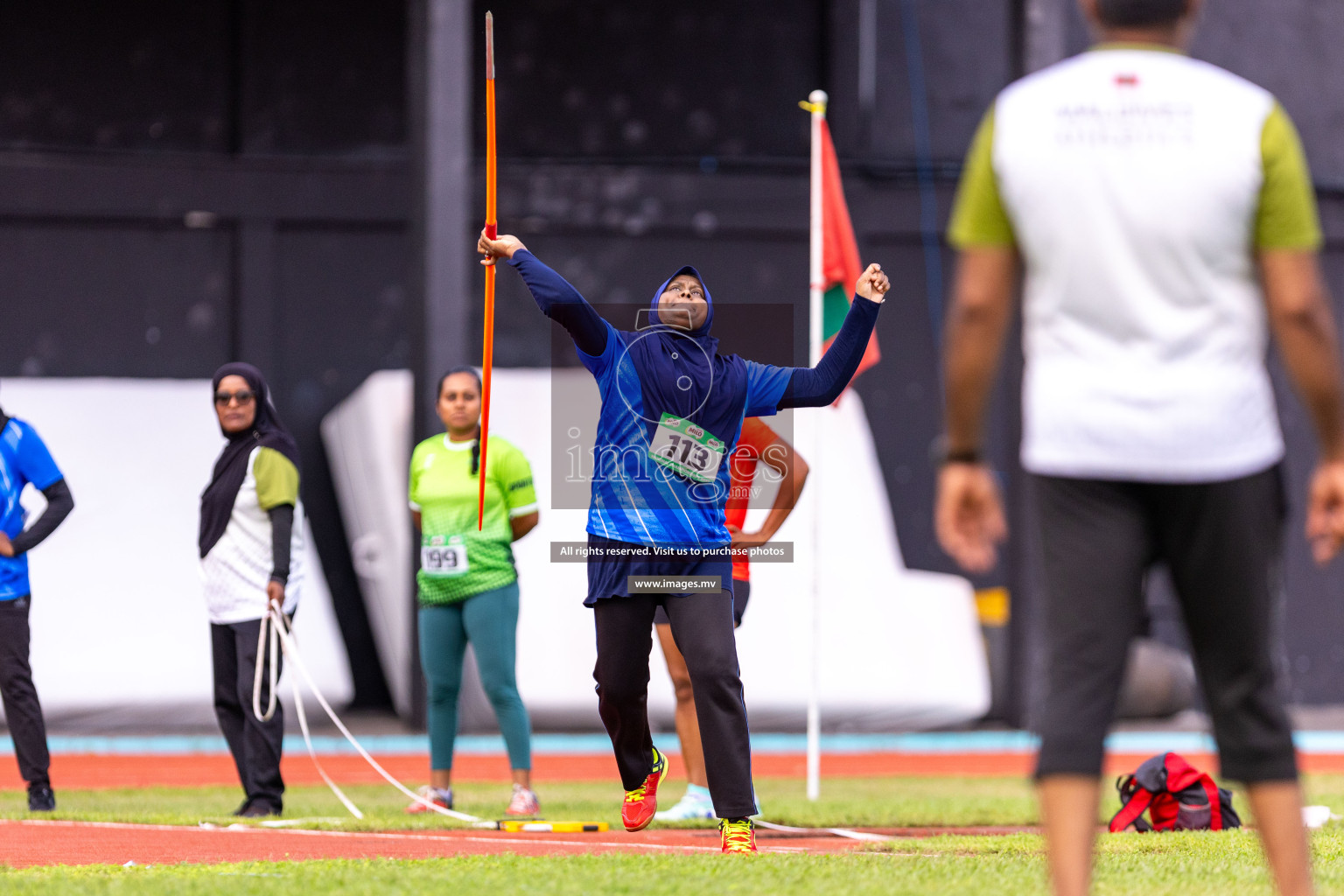 Day 2 of National Athletics Championship 2023 was held in Ekuveni Track at Male', Maldives on Friday, 24th November 2023. Photos: Nausham Waheed / images.mv