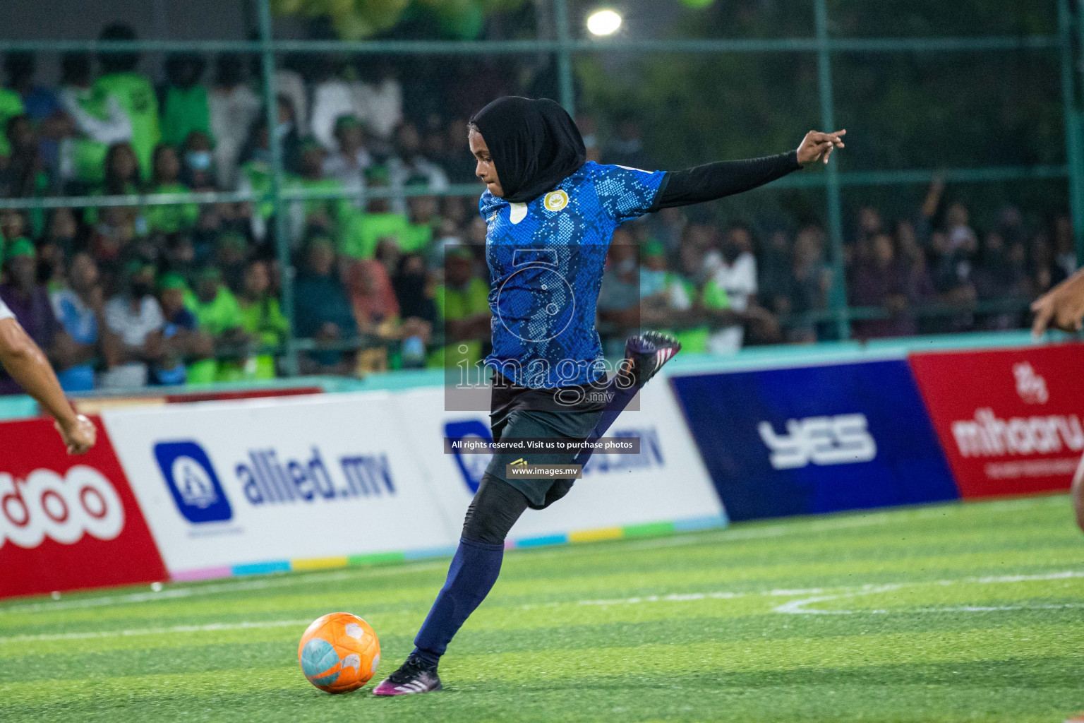 orts Limited vs WAMCO - in the Finals 18/30 Women's Futsal Fiesta 2021 held in Hulhumale, Maldives on 18 December 2021. Photos by Shuu Abdul Sattar