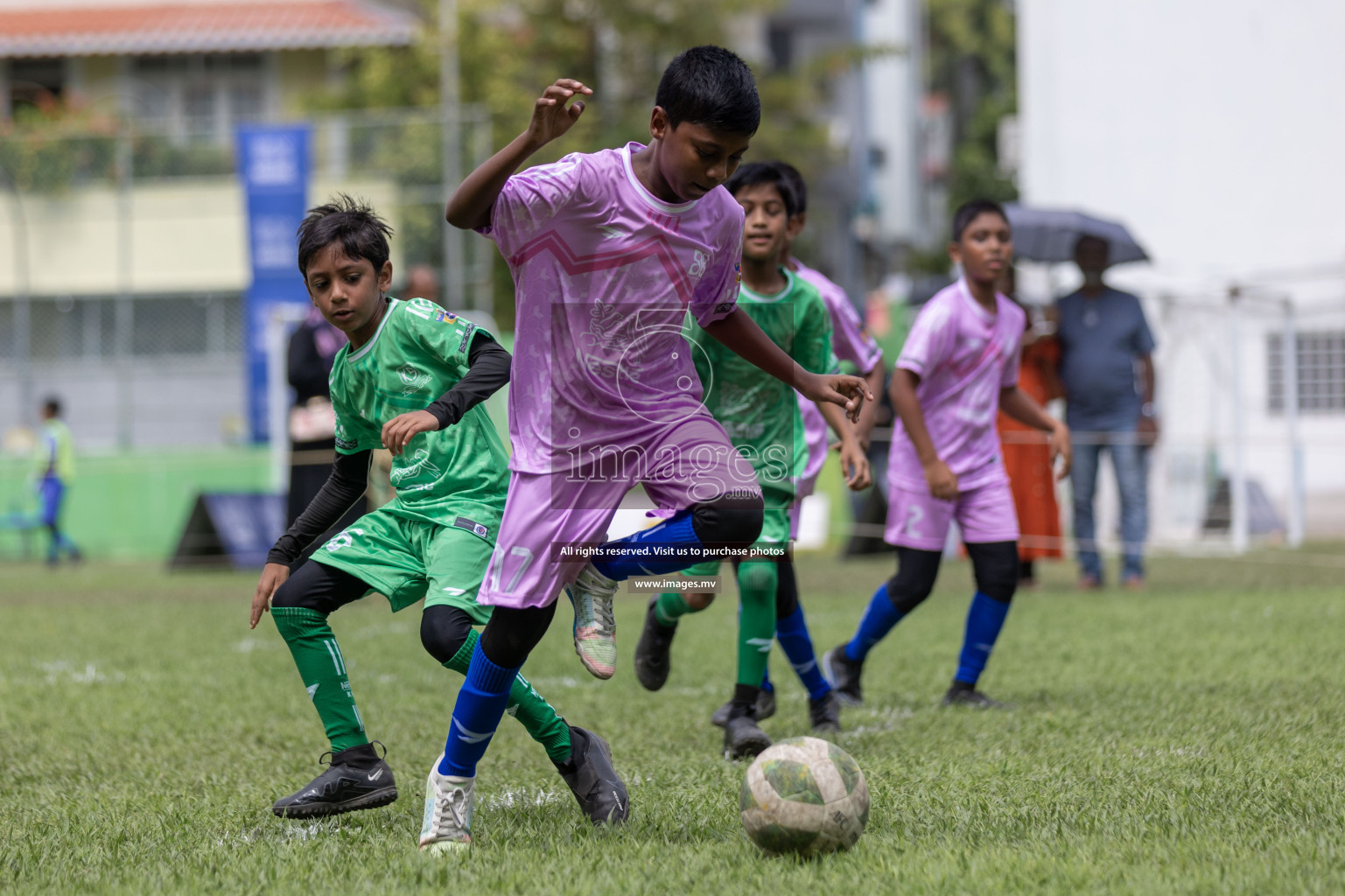 Day 1 of Nestle kids football fiesta, held in Henveyru Football Stadium, Male', Maldives on Wednesday, 11th October 2023 Photos: Shut Abdul Sattar/ Images.mv