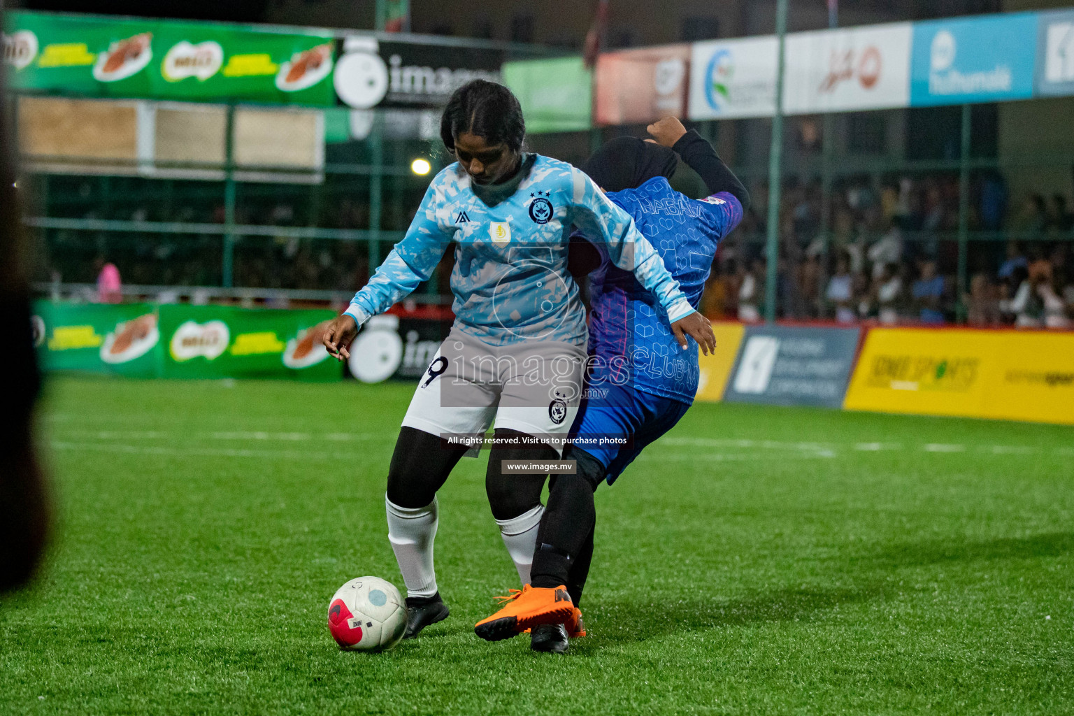 MPL vs Club MYS in Eighteen Thirty Women's Futsal Fiesta 2022 was held in Hulhumale', Maldives on Monday, 21st October 2022. Photos: Hassan Simah / images.mv