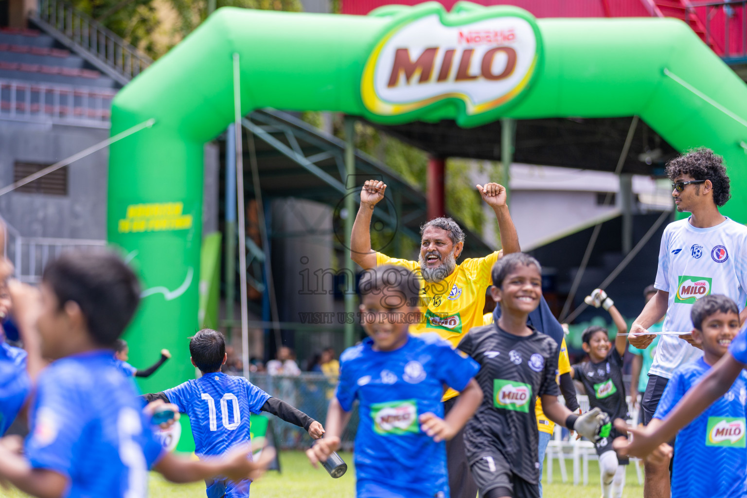 Day 2 of MILO Kids Football Fiesta was held at National Stadium in Male', Maldives on Saturday, 24th February 2024.