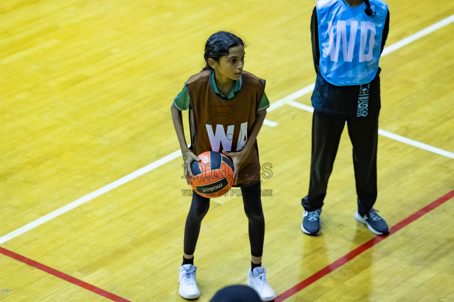 Day 12 of 25th Inter-School Netball Tournament was held in Social Center at Male', Maldives on Thursday, 22nd August 2024.