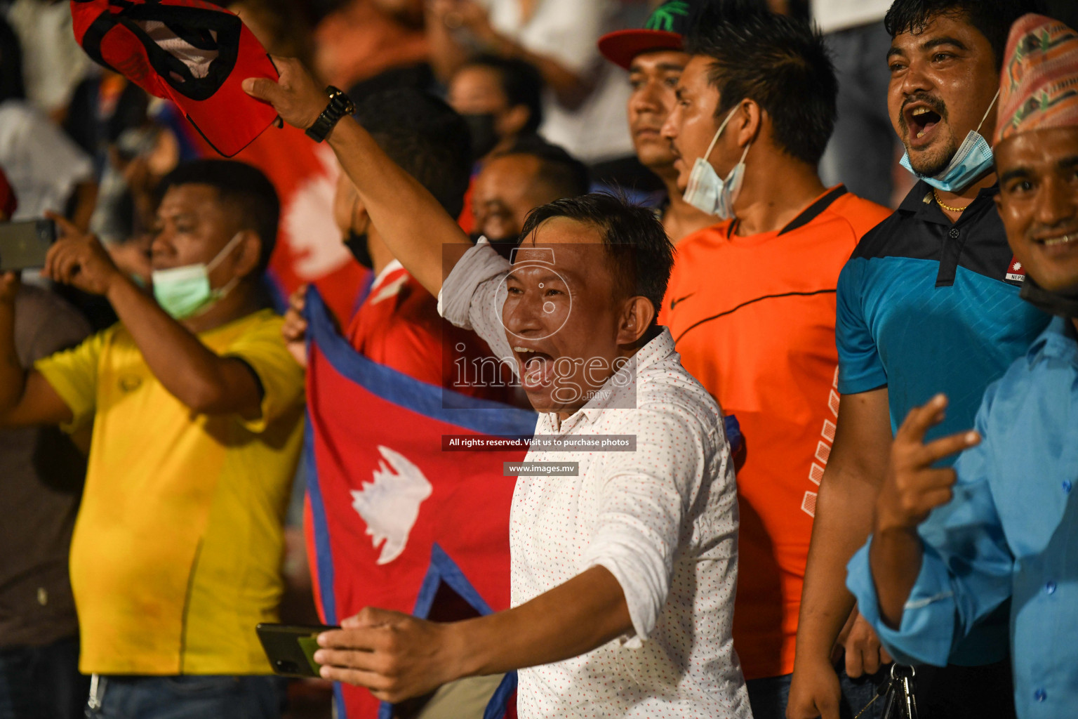 Nepal vs Sri Lanka in SAFF Championship 2021 held on 4th October 2021 in Galolhu National Stadium, Male', Maldives