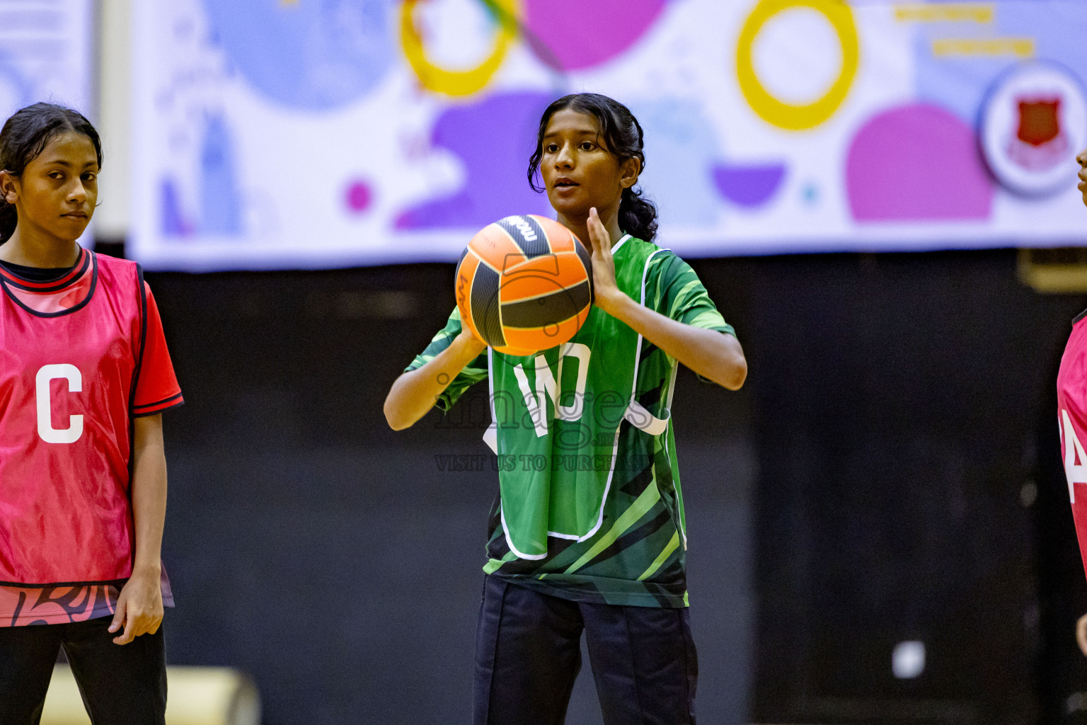 Day 5 of 25th Inter-School Netball Tournament was held in Social Center at Male', Maldives on Tuesday, 13th August 2024. Photos: Nausham Waheed / images.mv