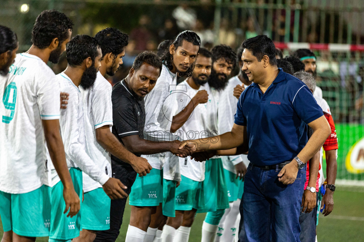 RRC vs MPL in the Semi Finals of Club Maldives Cup 2024 held in Rehendi Futsal Ground, Hulhumale', Maldives on Monday, 14th October 2024. Photos: Hassan Simah / images.mv