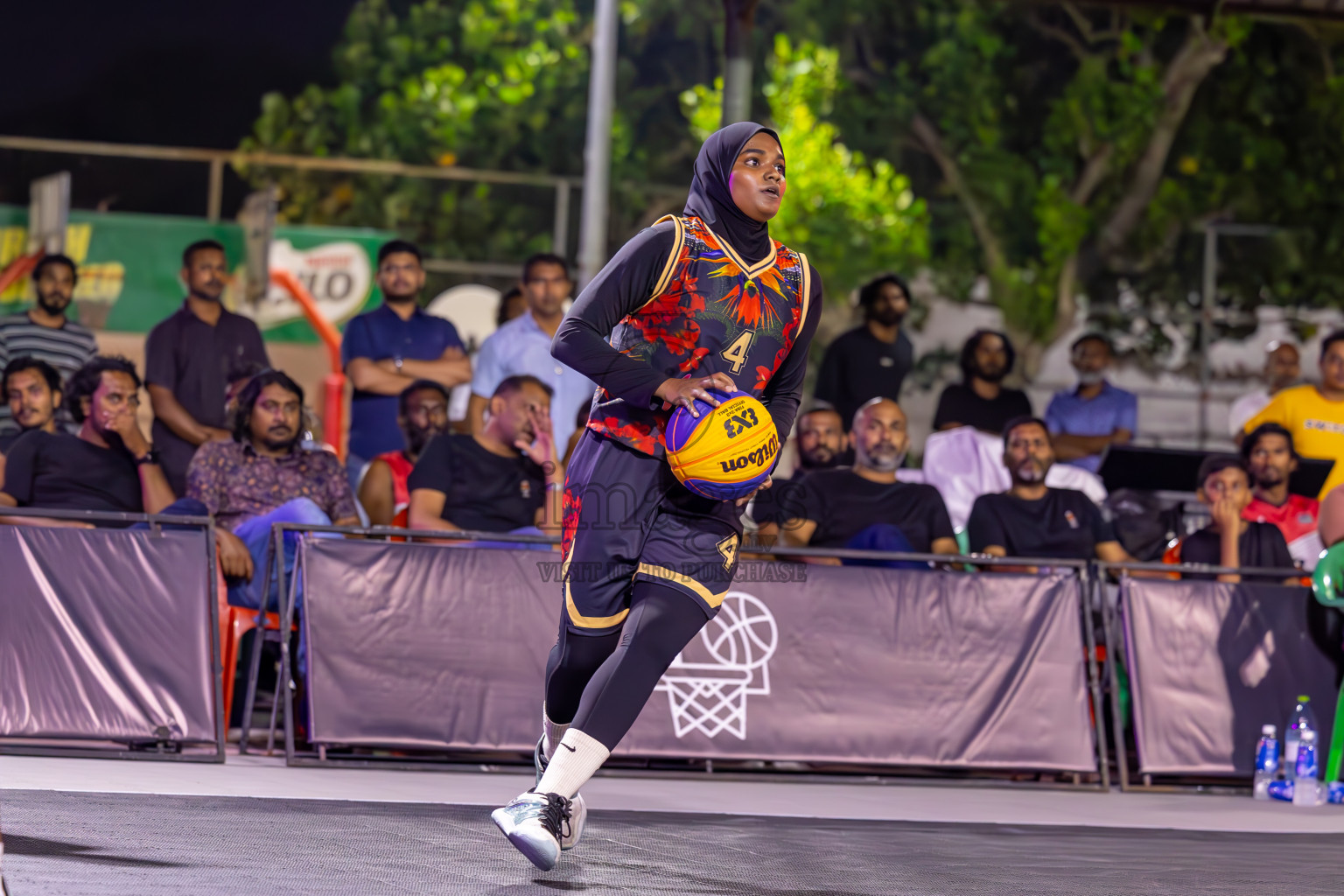 Final Day of MILO Ramadan 3x3 Challenge 2024 was held in Ekuveni Outdoor Basketball Court at Male', Maldives on Tuesday, 19th March 2024.
Photos: Ismail Thoriq / images.mv