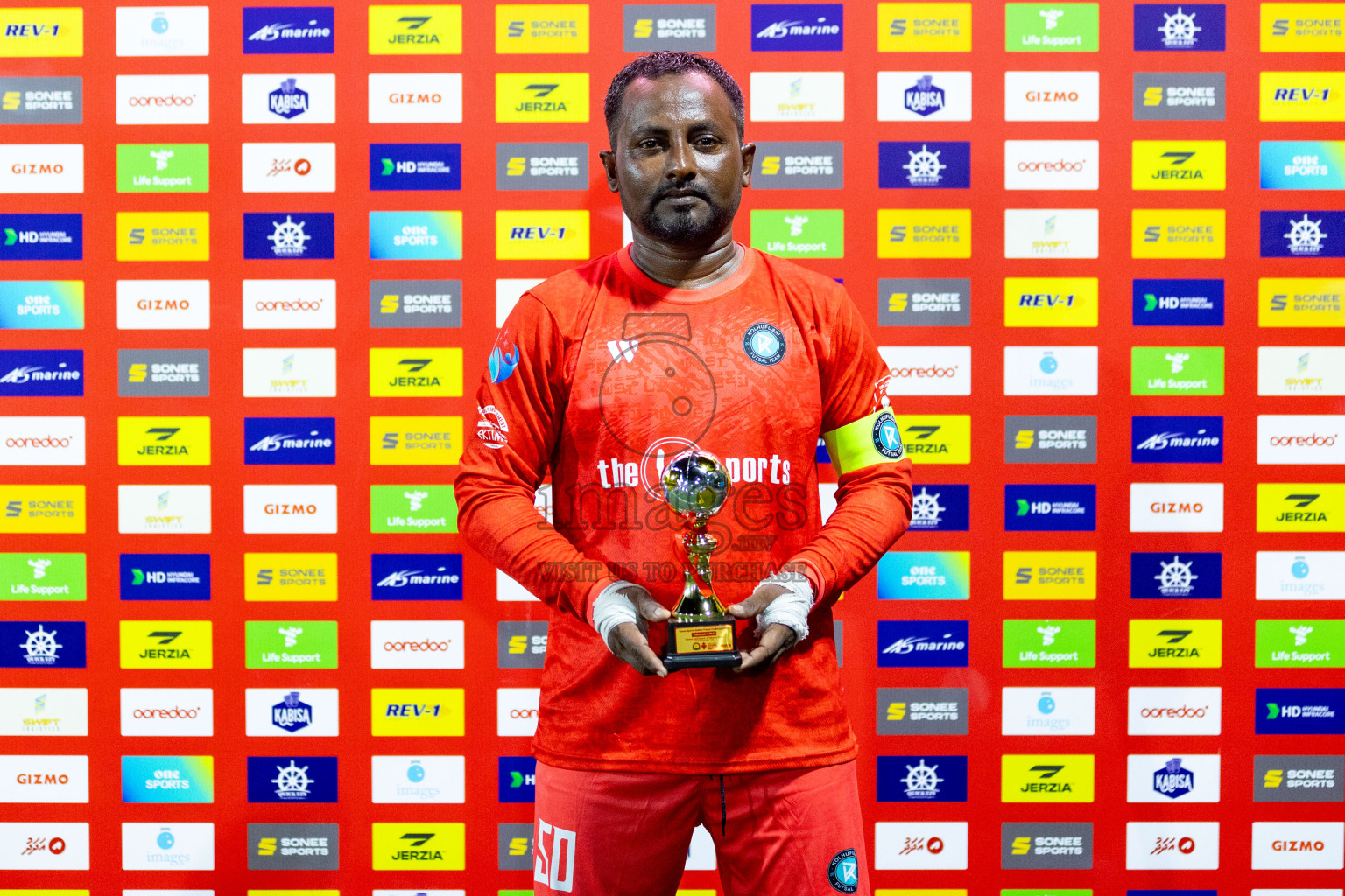 M. Kolhufushi vs M. Muli in Day 19 of Golden Futsal Challenge 2024 was held on Friday, 2nd February 2024 in Hulhumale', Maldives 
Photos: Hassan Simah / images.mv