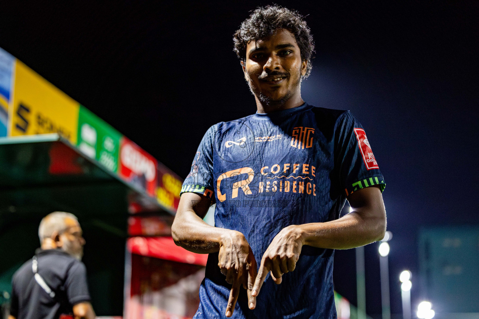 S Hithadhoo vs S Feydhoo in zone round on Day 32 of Golden Futsal Challenge 2025 was held on Wednesday , 5th February 2025, in Hulhumale', Maldives. Photos: Nausham Waheed / images.mv